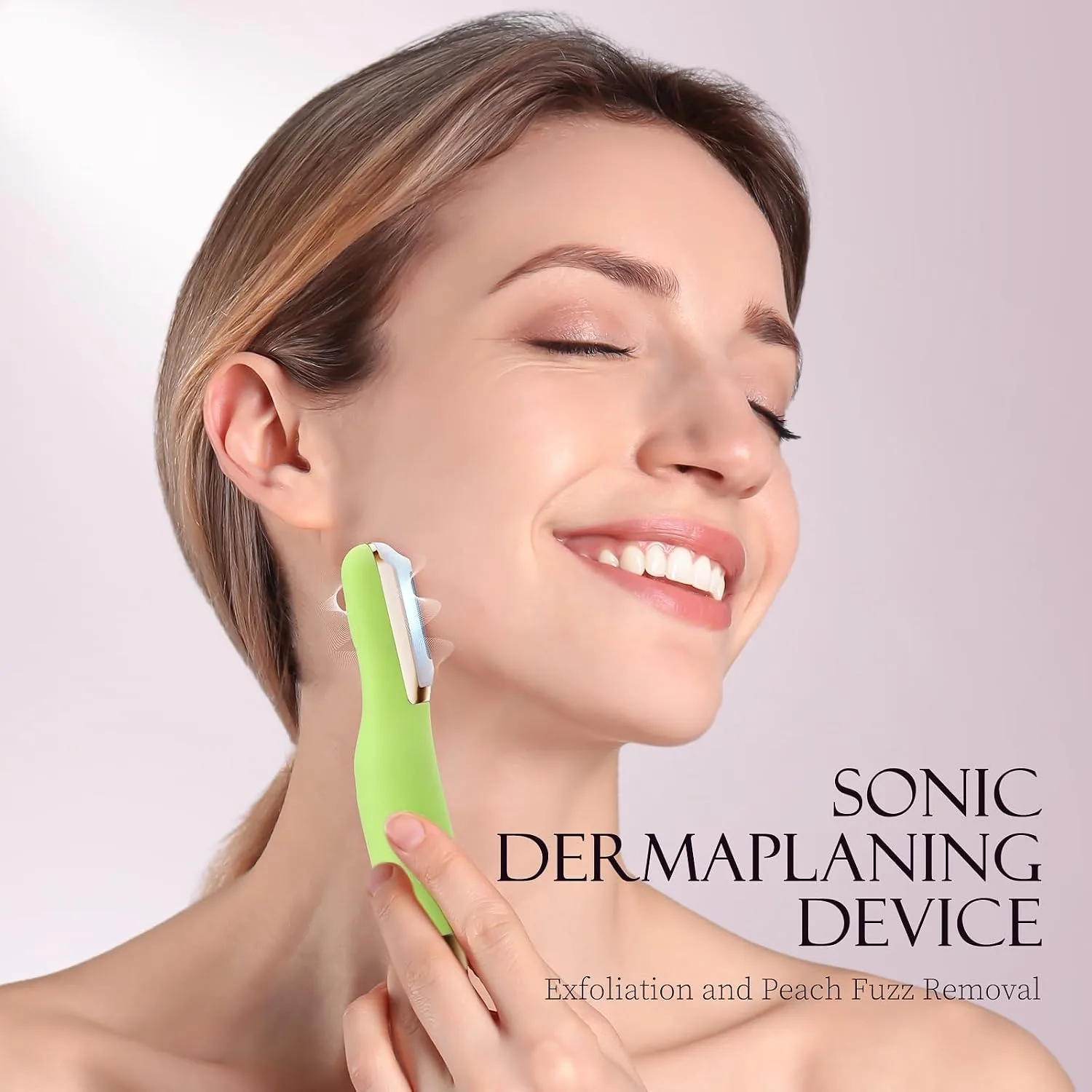 Sonic Dermaplane Razor for Women Face, Facial Hair Razor, U DermaPro+