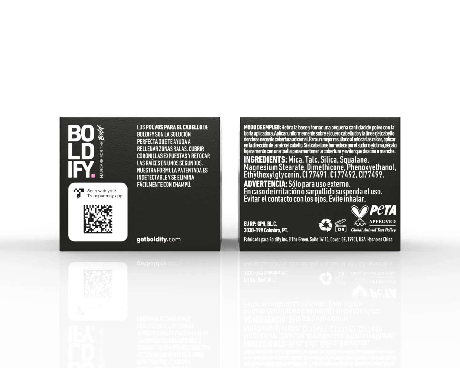 Boldify Hairline Powder, Root Touch Up Hair Color Dark Brown 4g