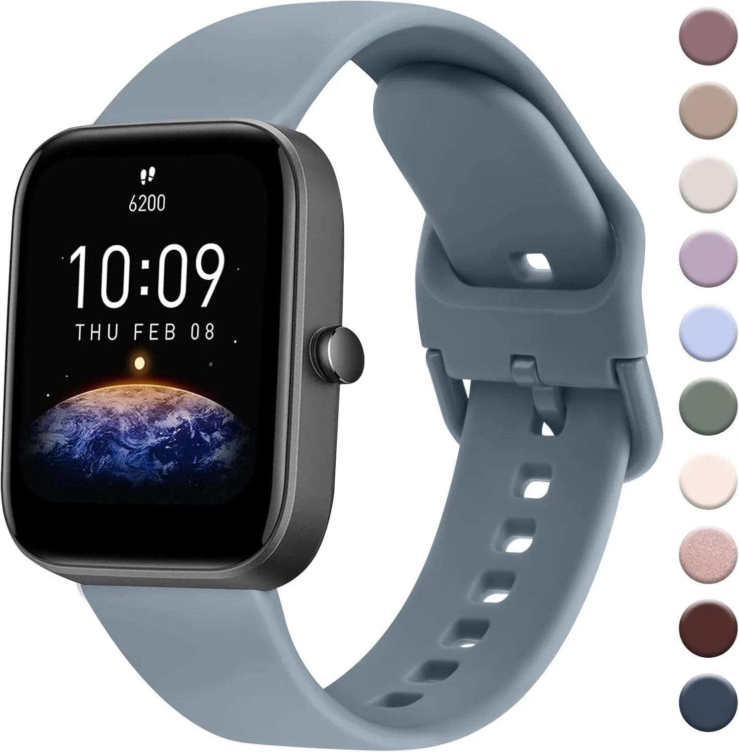 AK Band for Amazfit GTS 4 / GTS 4 Mini / GTS 3 / GTS 2 / GTS 2e / GTS 2 mini / GTS / GTR mini Bands, 20mm Soft Replacement Sport Strap for Amazfit Bip 3 / Bip 3 Pro / Bip U Pro / Bip / Bip Lite / Bip S / Bip S lite / Bip U Smart Watch Women Men