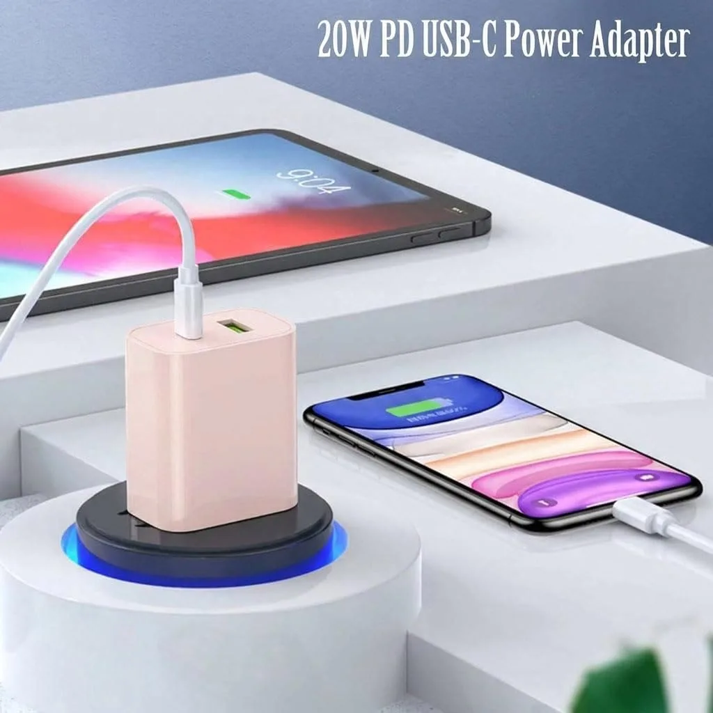 2 Pack USB C Charger Block, Dual Port Type C Wall Charger Fast Charging