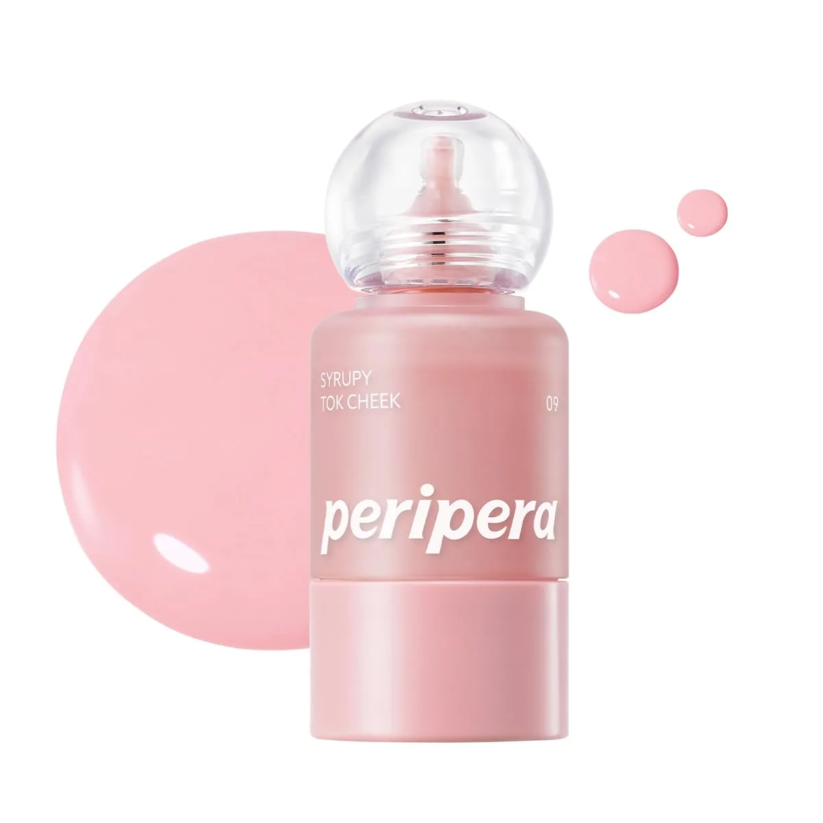 PERIPERA SYRUPY TOK CHEEK Liquid Blush| Dewy Finish with Long-Lasting Hydration, Buildable & Blendable Color, Natural Glow for Cheeks, Safe for Sensitive Skin (08 SYRUP GRAPEFRUIT)