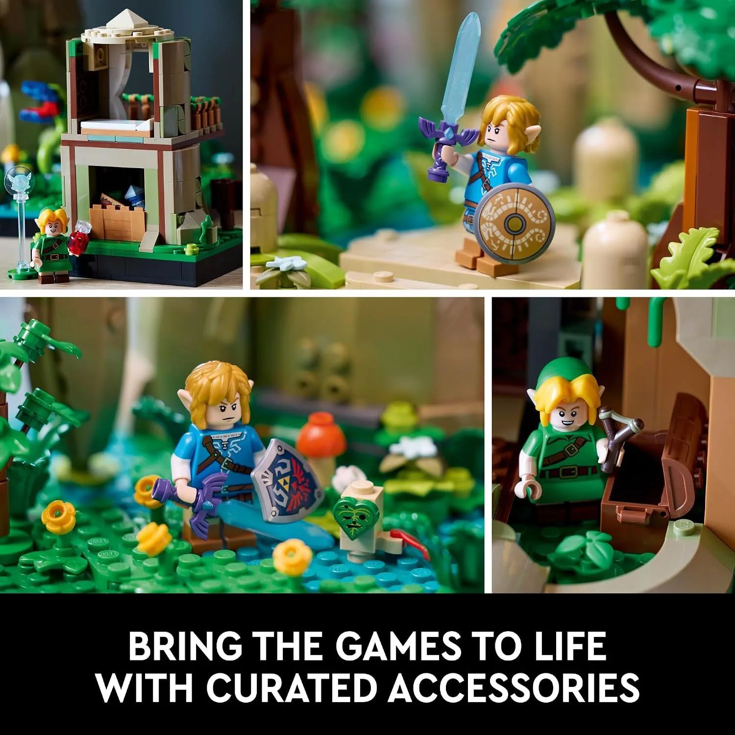 LEGO The Legend of Zelda Great Deku Tree 2in1 - Model Building Set for Adults, Ages 18+ - Collectible Zelda Kit for Home Decor, Office or Bedroom - Gift Idea for Fans of Video Game - 77092