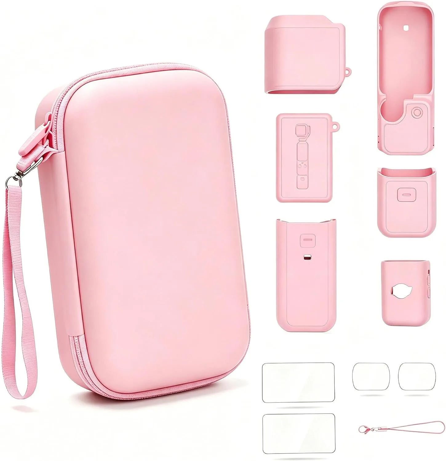 Bundle Accessories Kit for DJI Osmo Pocket 3 and Xtra Muse (Pink)