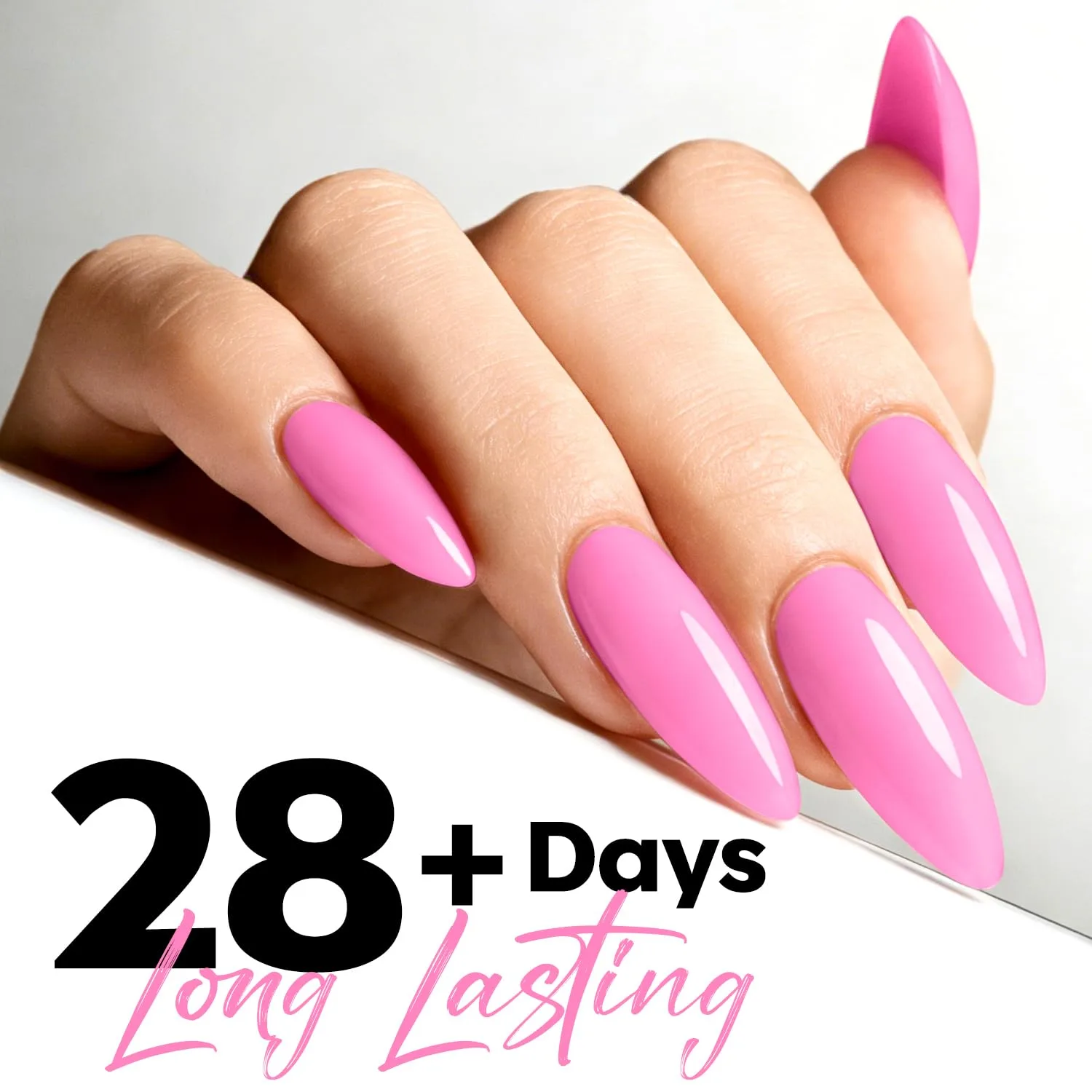 modelones Pink Gel Nail Polish Hot Pink Nail Polish