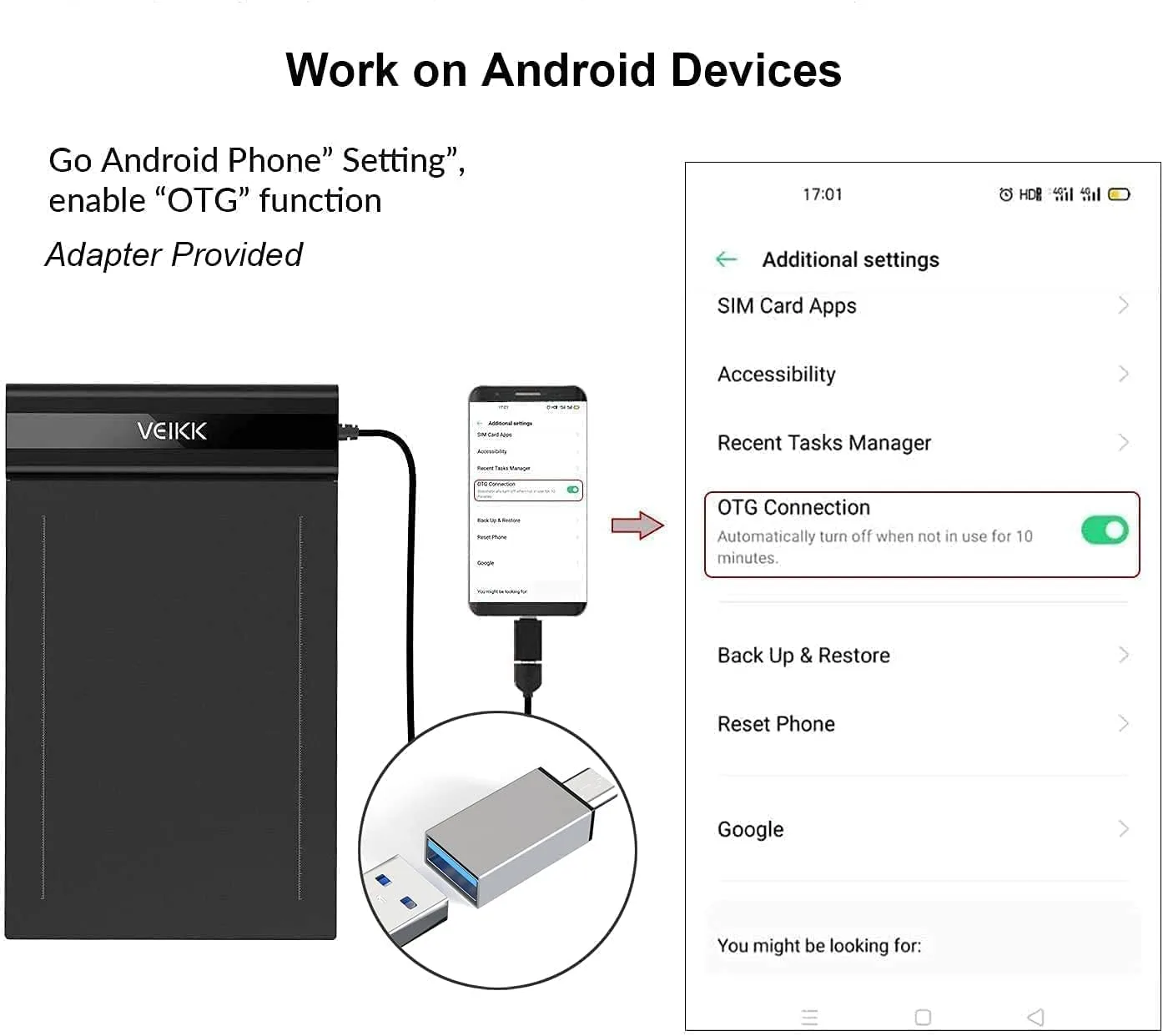 VEIKK S640 Drawing Tablet (6x4 inch, Pressure Sensitivity 16384 Levels)