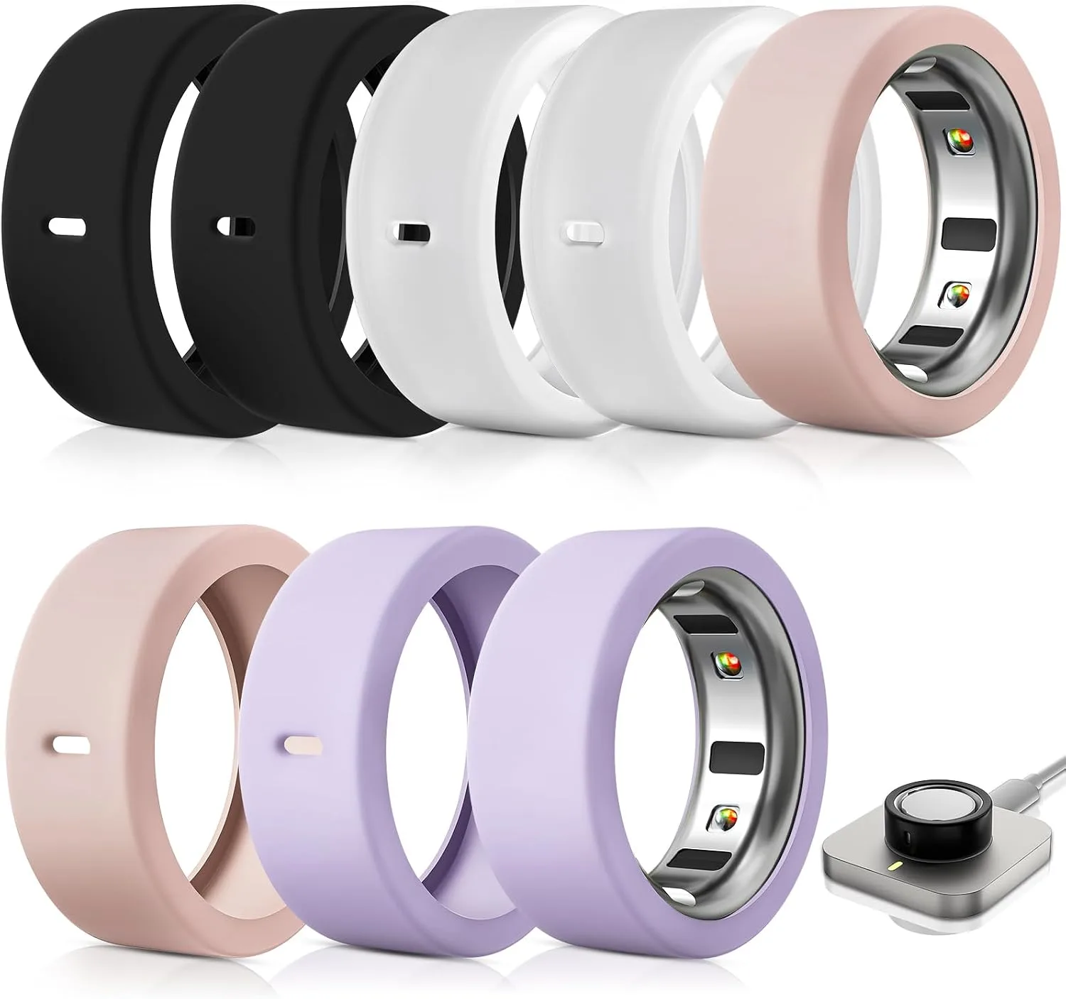 Compatible with Oura Ring Gen 4/4 Ceramic/Gen 3/Ultrahuman Rings Cover