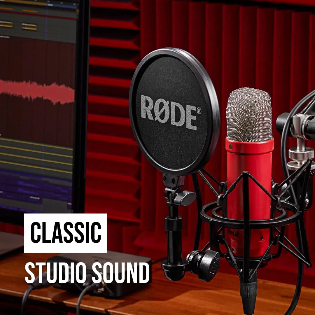 RØDE NT1 Signature Series Studio Condenser Microphone, Red