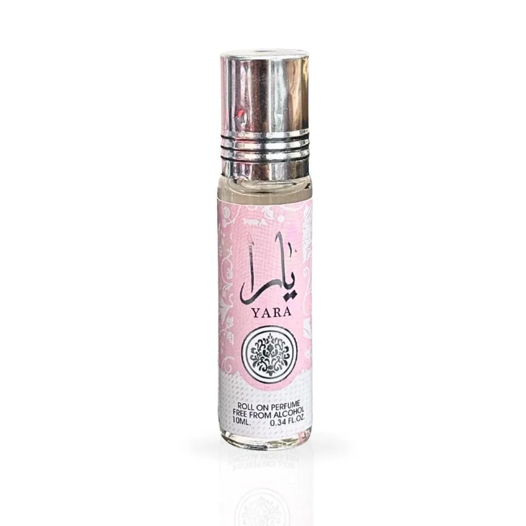 Ard Al Zaafaran YARA Roll-On Perfume Oil CPO - 10ML (0.34 OZ) | Gourmand Accord, Vanilla, Musk, Heliotrope, Orchid, Tangerine.
