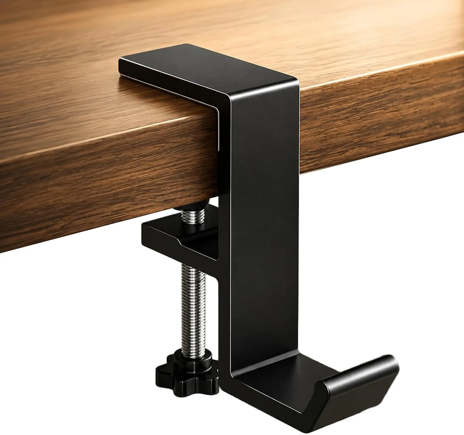 JAKO Headphone Stand - Aluminum Alloy Headphone Holder, Under Headset Stand for Desk Fit for PC Gaming Headset Hanger Hook Suitable for Office, Computer, Student Class Desk, Handmade Creator Table