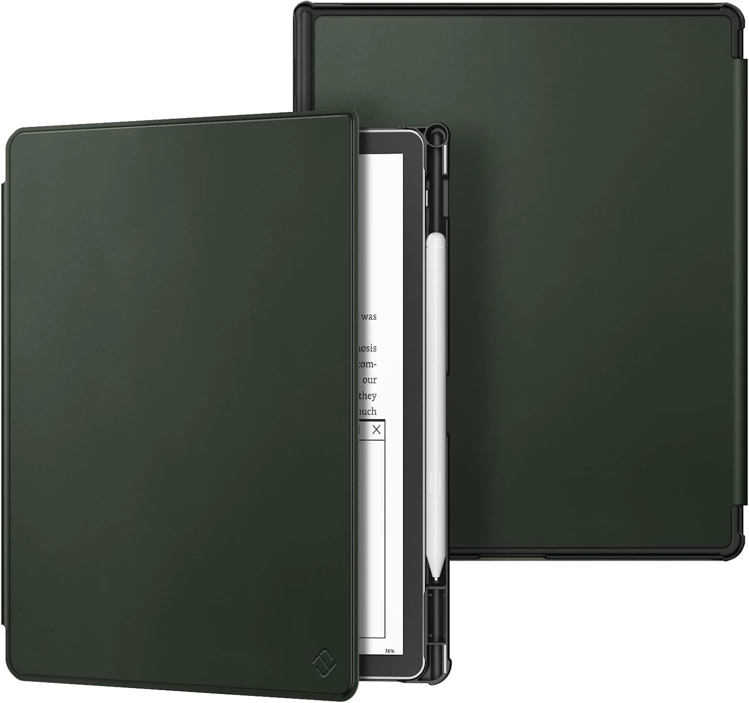 Estuche Fintie Slim para Kindle Scribe 11" 3ra Gen 2025 Verde Aceituna