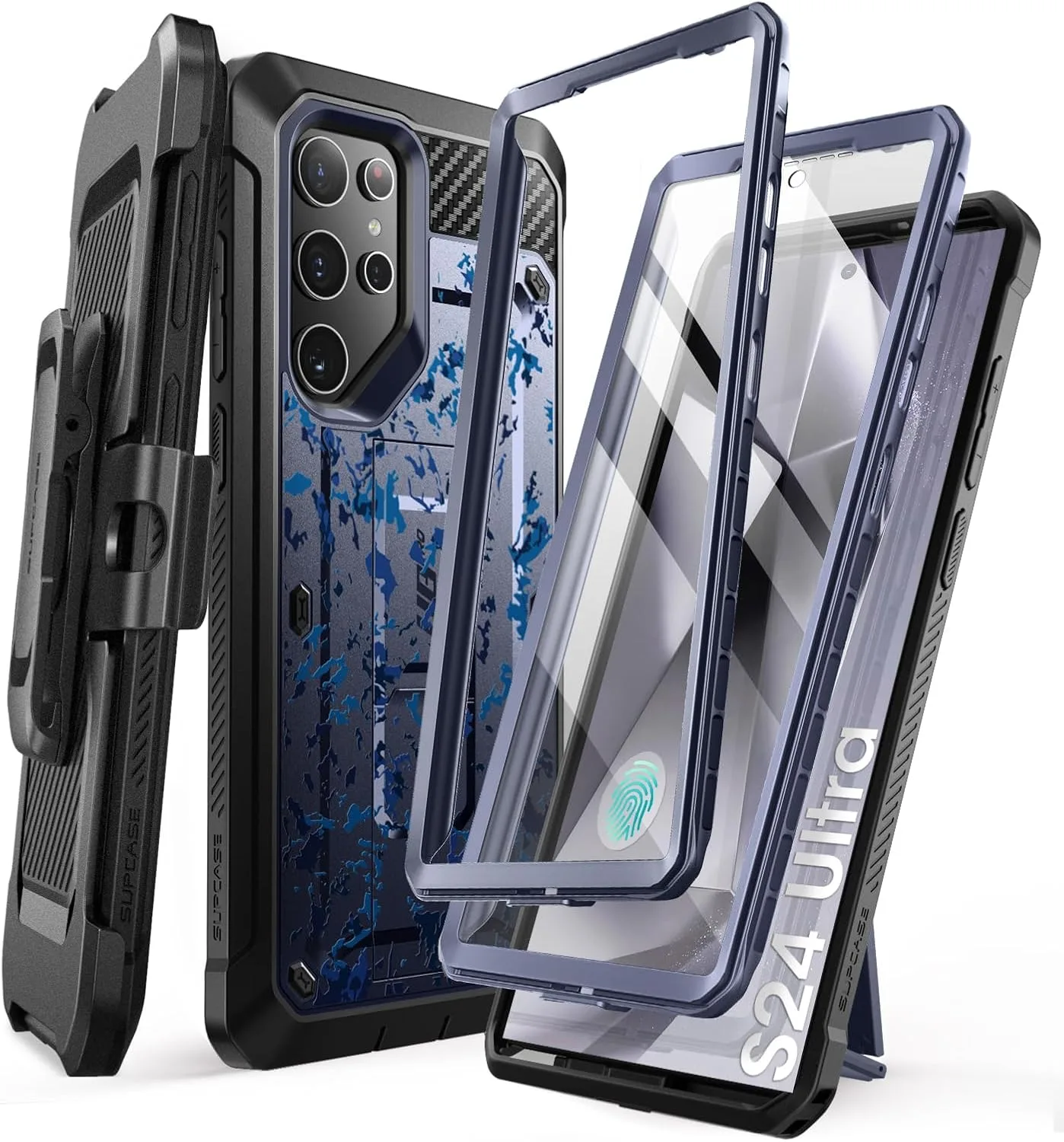 SUPCASE for Galaxy S24 Ultra Case with Built-in Screen Protector, Enigma