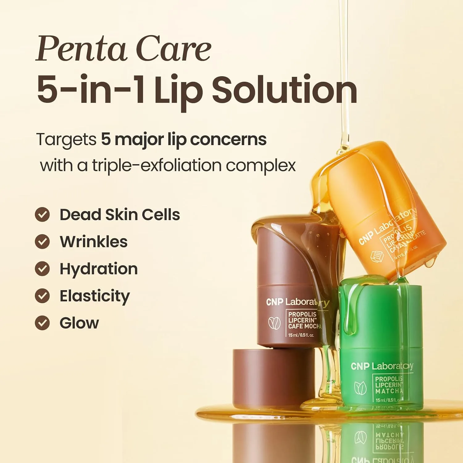 CNP Café Lip Butter - Propolis Lipcerin™ 06 Caramel Latte, 0.5 fl.oz.