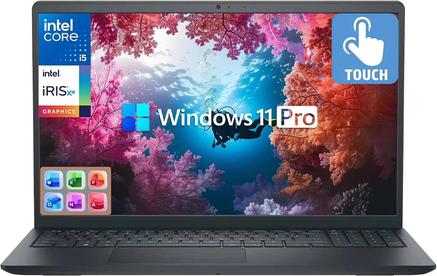 Dell Inspiron Business Laptop 2025-2026 Flagship, AI-Powered Computer, 15.6" FHD Touchscreen,10-Core Intel i5-1334U, 64GB RAM & 2.5TB Storage (2TB SSD +500GB Ext), Wi-Fi 6, Win 11 Pro, Lifetime Office
