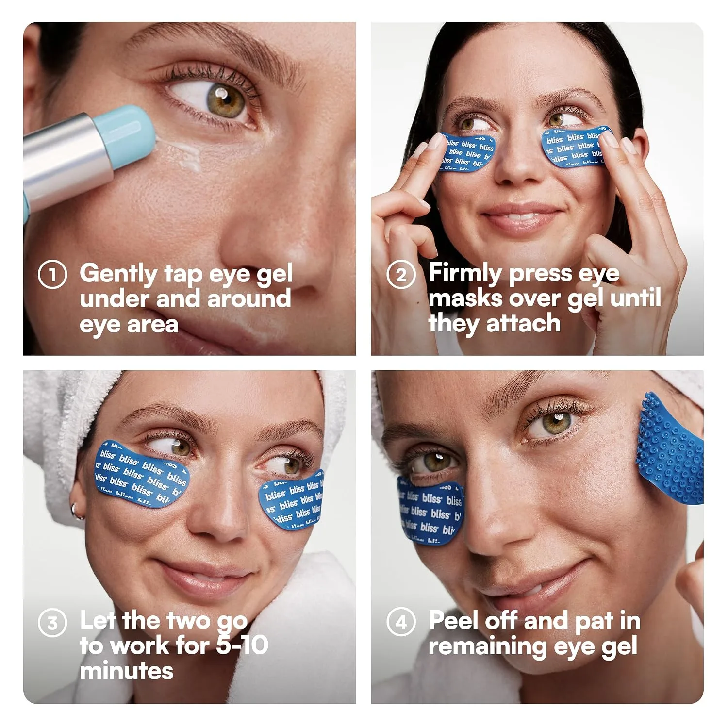 Bliss Pro Supercharged Reusable Silicone Under-Eye Masks - 1 Pr - Daily Use
