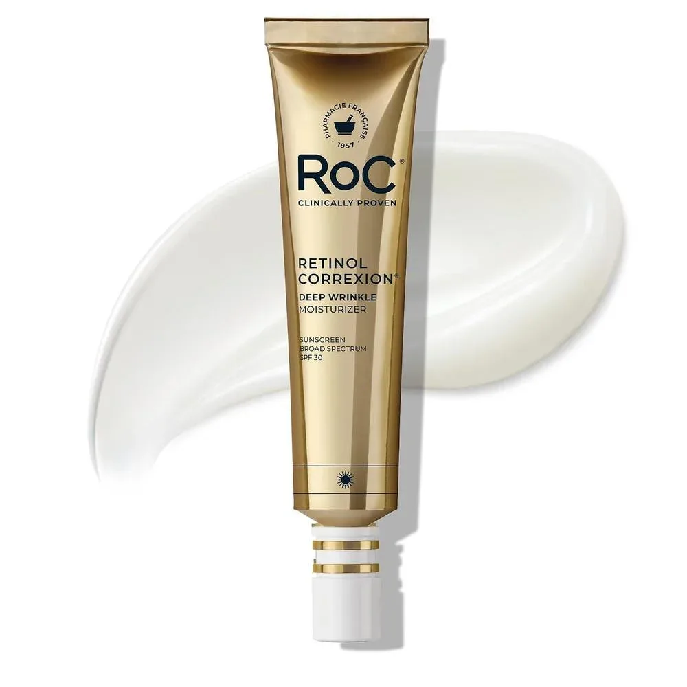 Hidratante facial RoC Retinol Correxion Deep Wrinkle con SPF 30, 30 ml