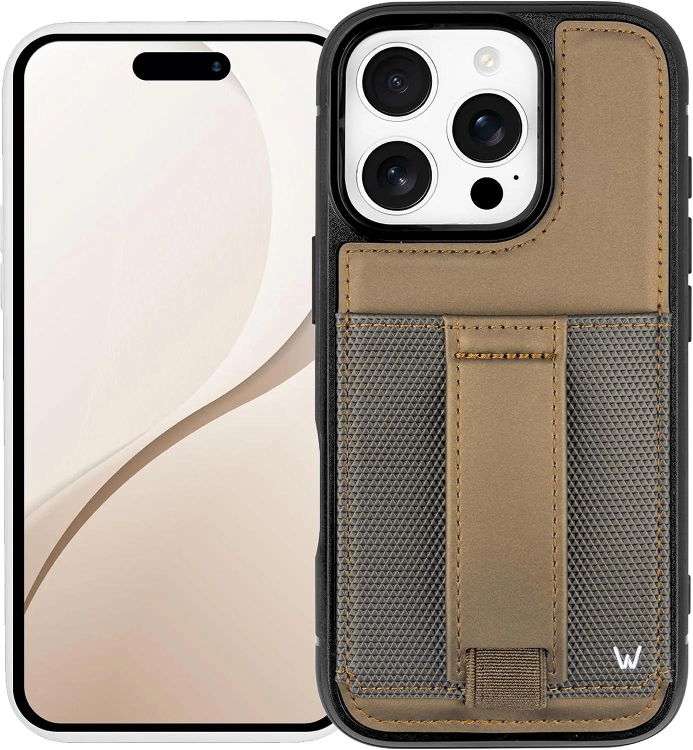 Walli Cases Wallet Phone Case for iPhone 14 Pro Max, Card Holder Kickstand