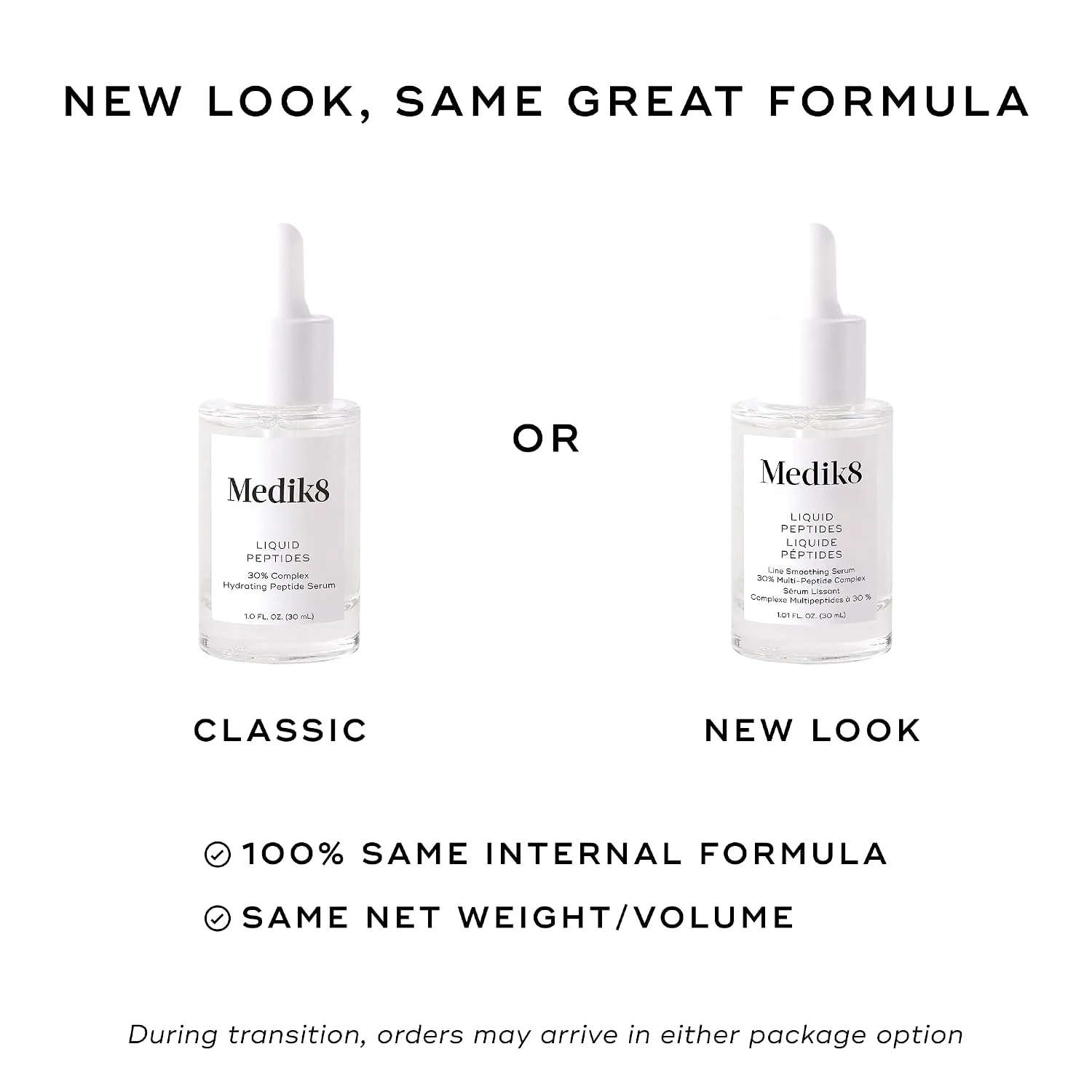 Medik8 Liquid Peptides - Multi Peptide Face Serum For Women and Men - Smooths Wrinkles and Fine Lines - Hydrating and Anti Aging Serum - 1.0 oz