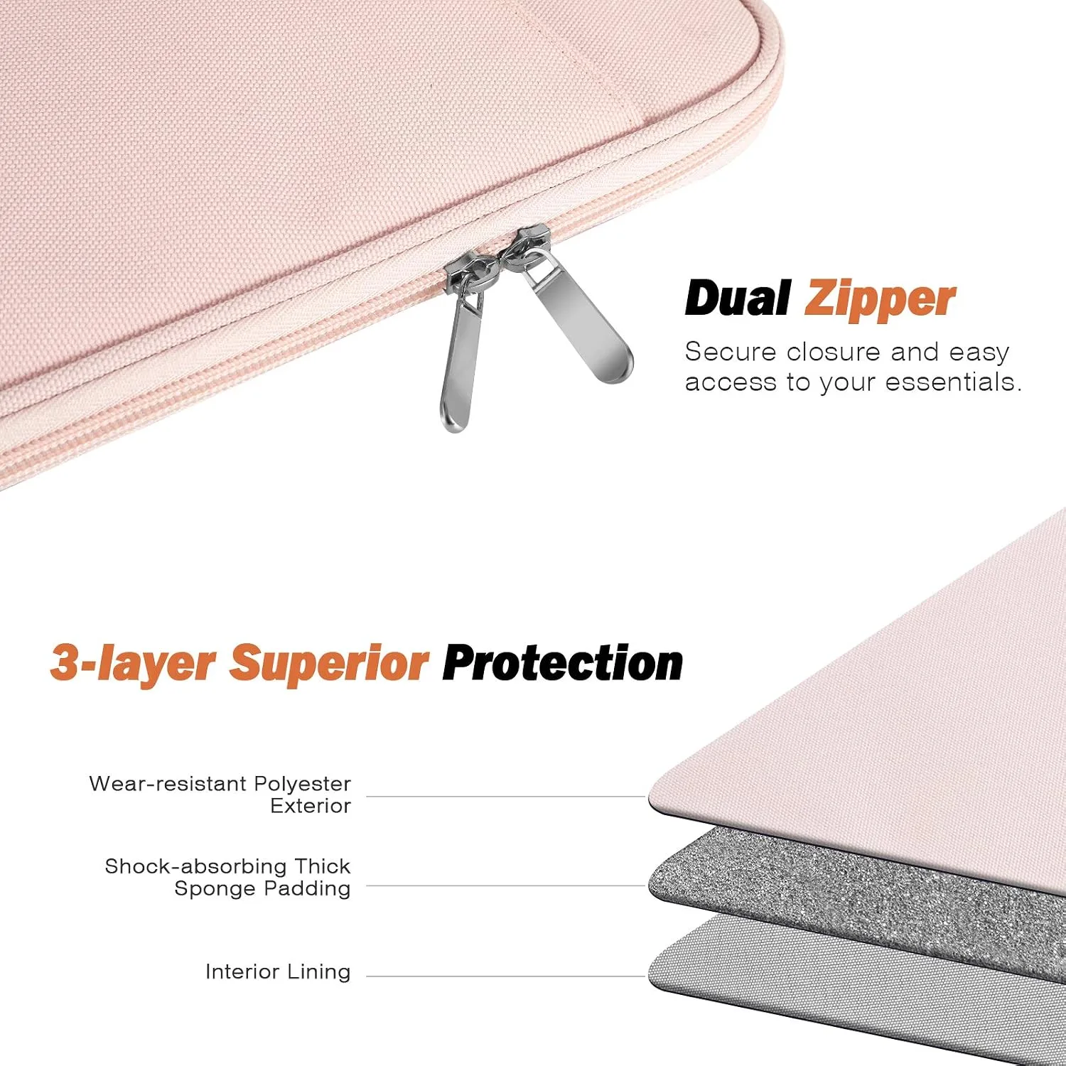MoKo 9-11 Inch Tablet Sleeve Bag Carrying Case with Accessory Pocket