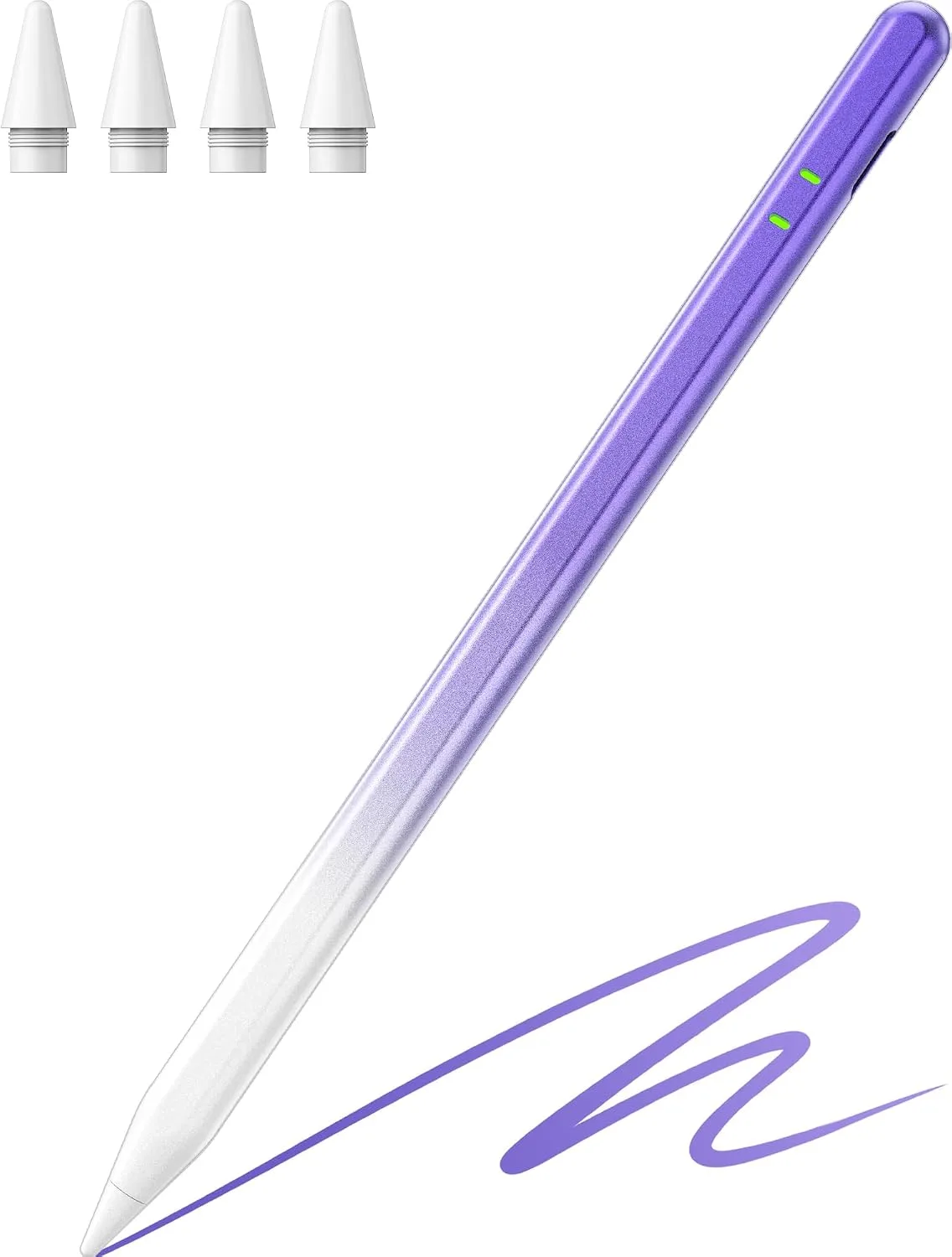 Lápiz Stylus para iPad Aynsrtn 2018-2026 Morado Degradado