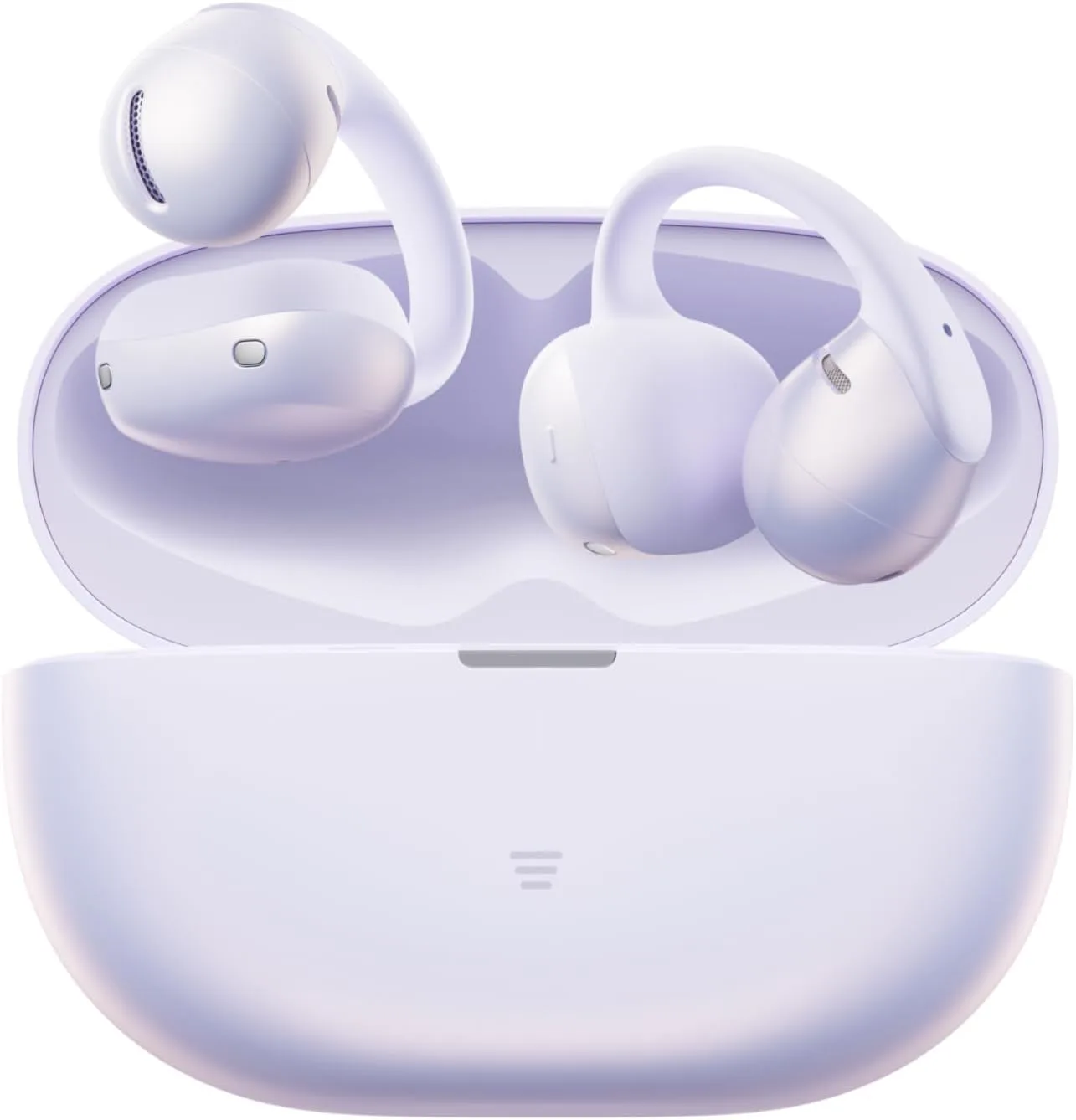 SHOKZ OpenDots Air Open-Ear Clip-On Bluetooth Earbuds, Purple,Touch Control