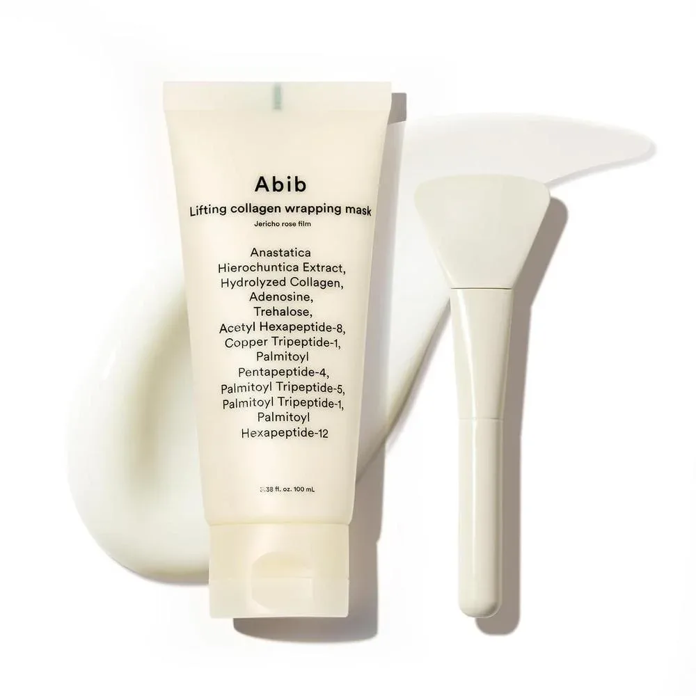 Mascarilla Facial Abib Collagen Overnight Wrapping Mask Jericho Rose 3.38 fl.oz