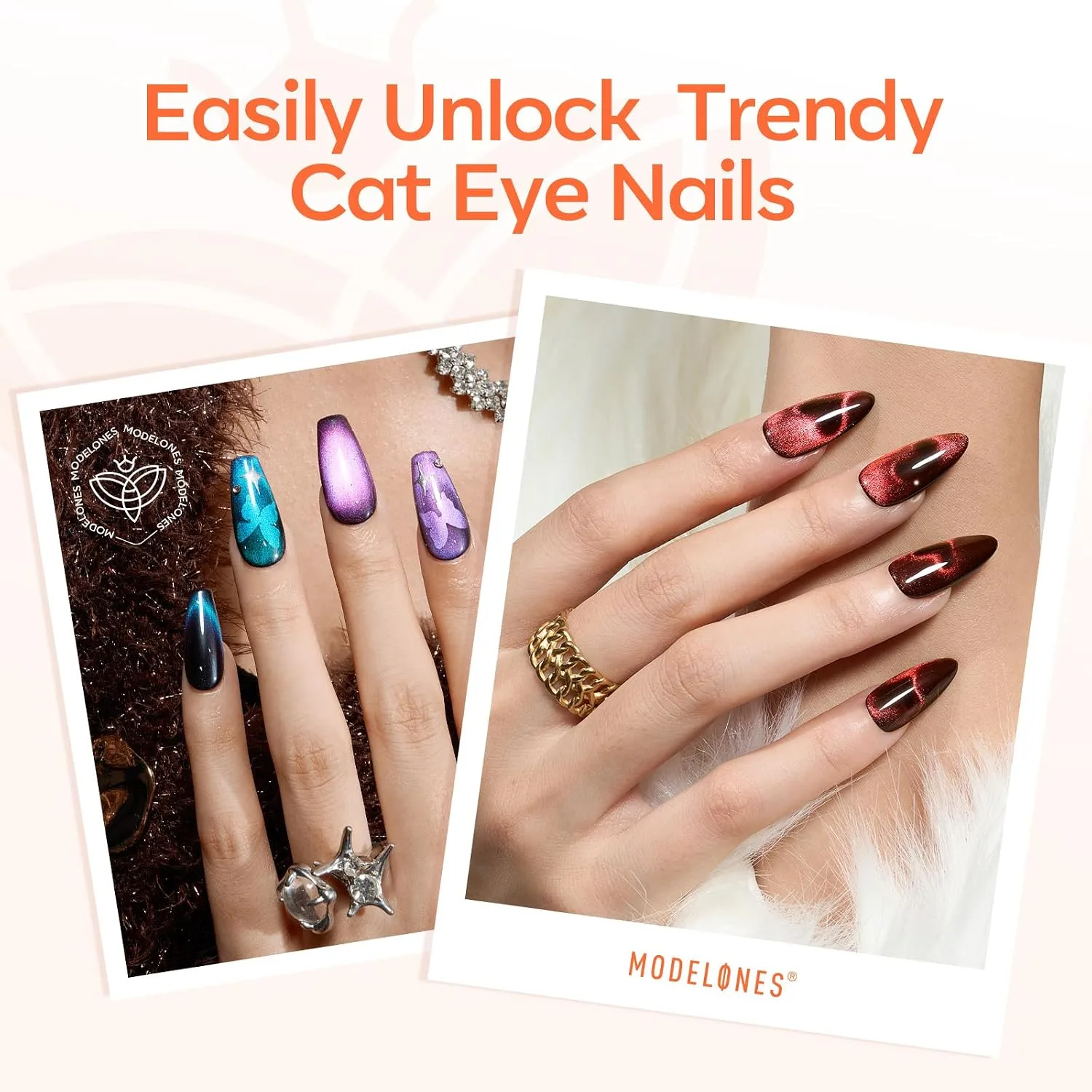 Modelones Cat Eye Magnet, Cateye Magnet for Cateye Gel Polish Tools