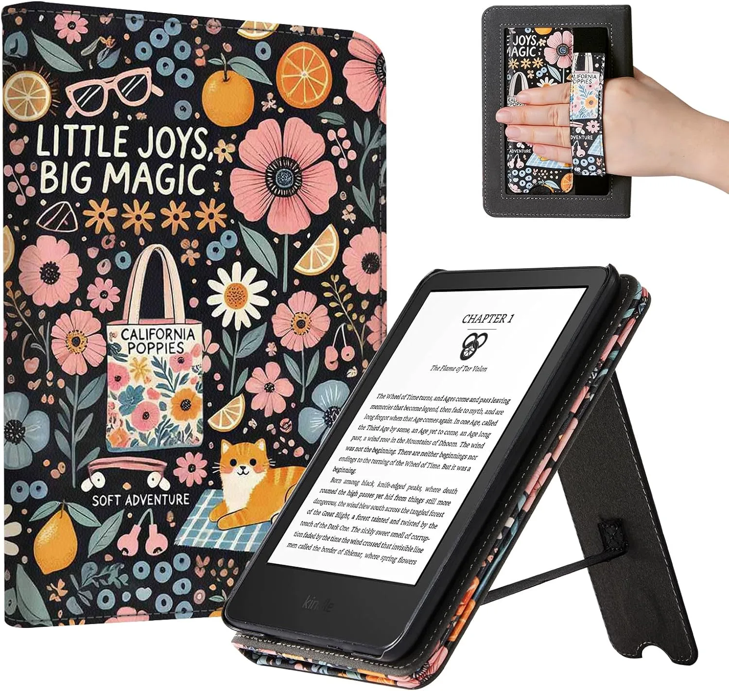 CoBak Case with Stand for for 6" Kindle (2024 & 2022, 11th Gen)