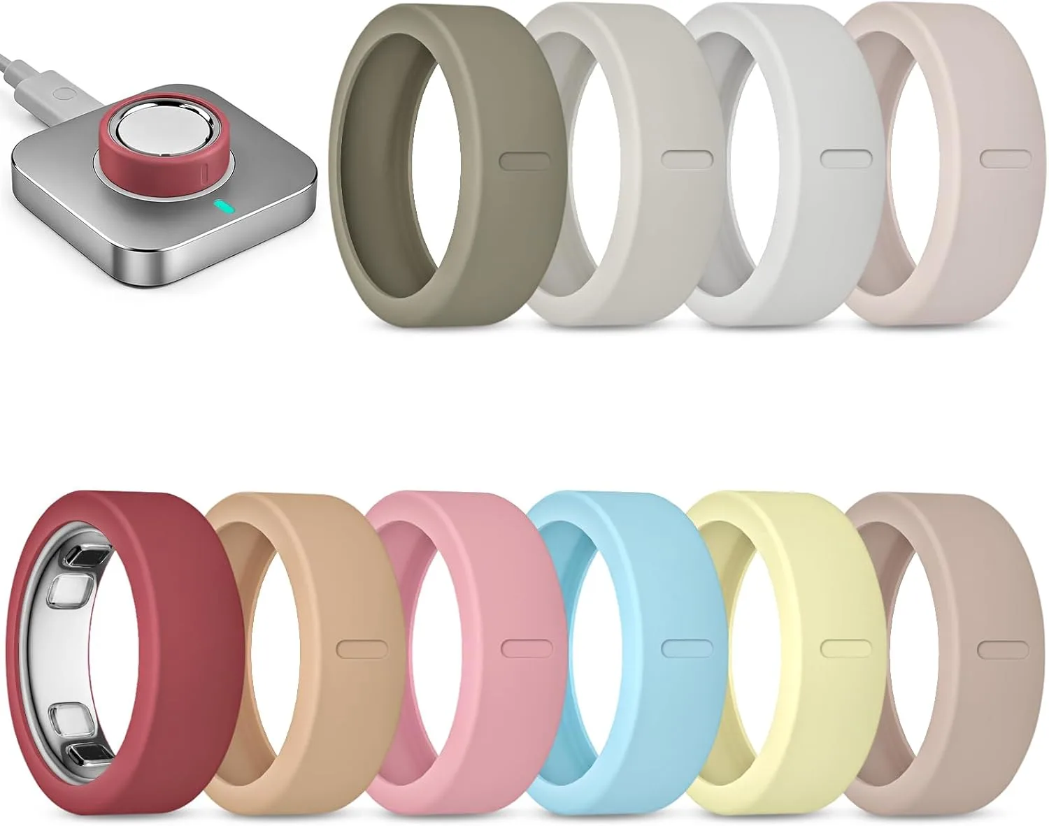 10 Pack Ultra-Thin Cover Compatible with Oura Ring 5