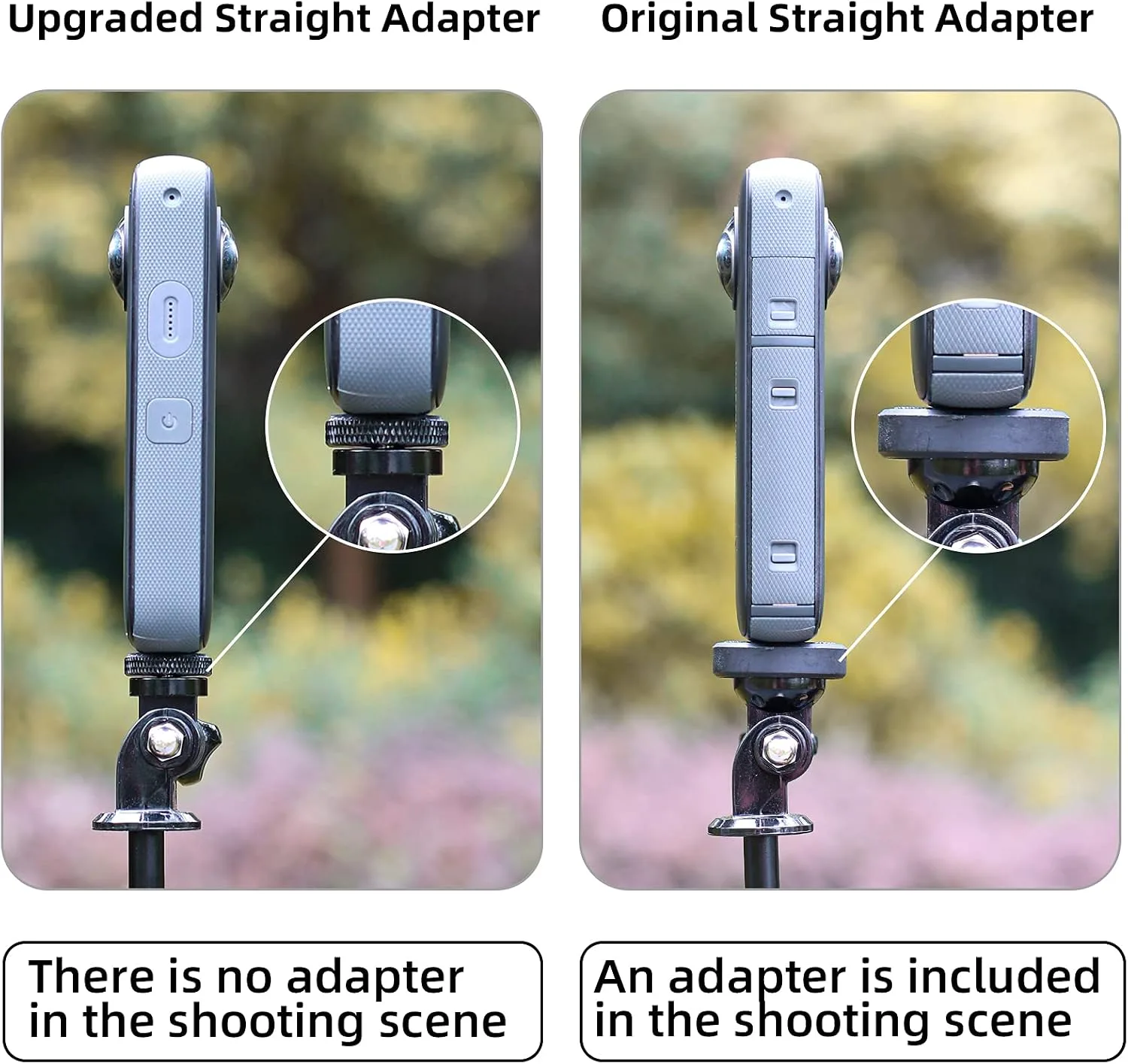 1/4 Inch Aluminum Metal Camera Mount Adapter, Conversion Camera Tripod Mount Compatible with GoPro Hero 13/12/11/10/9/8 Black,DJI Action 6/5 Pro/4/3 and More Action Cameras 1/4 Accessories（2 Packs）