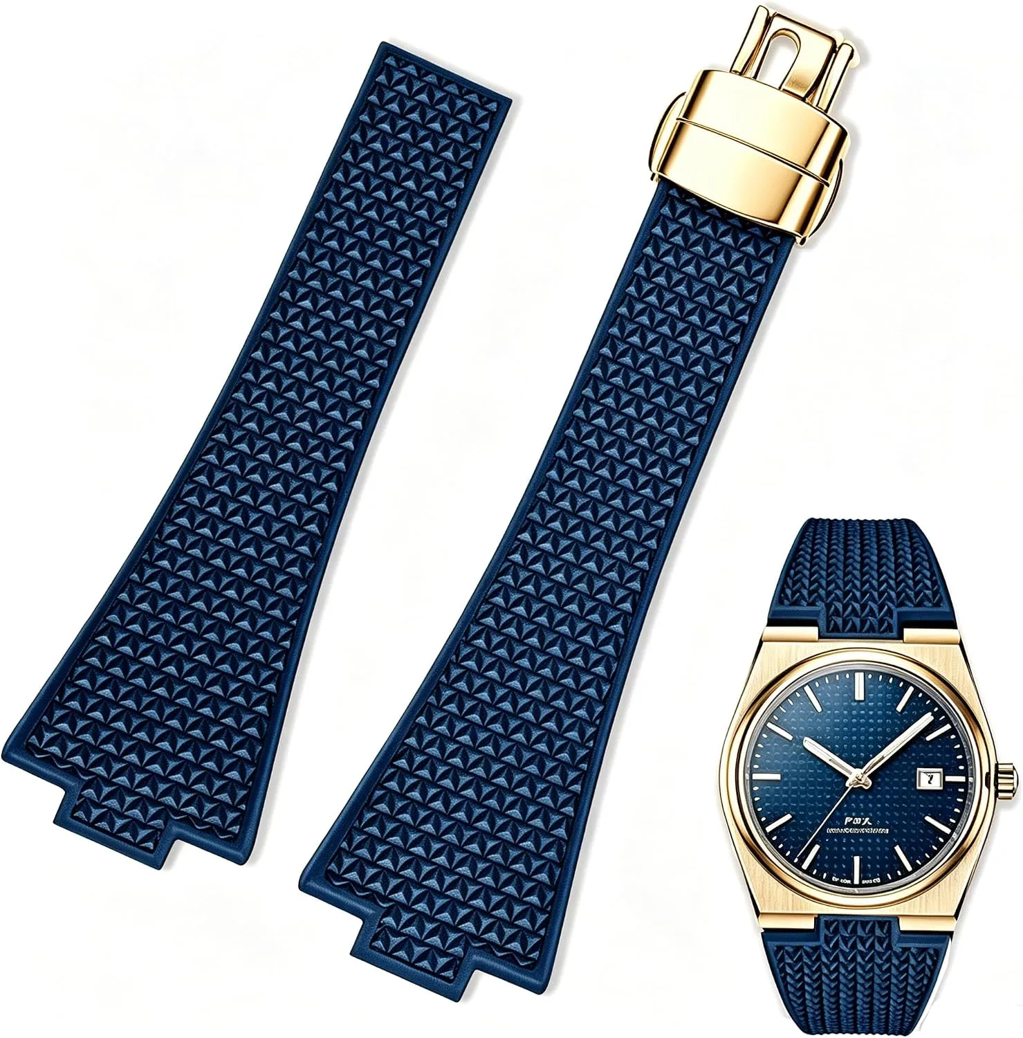 Pulsera de caucho Yisiwera para reloj Tissot PRX 35mm y 40mm