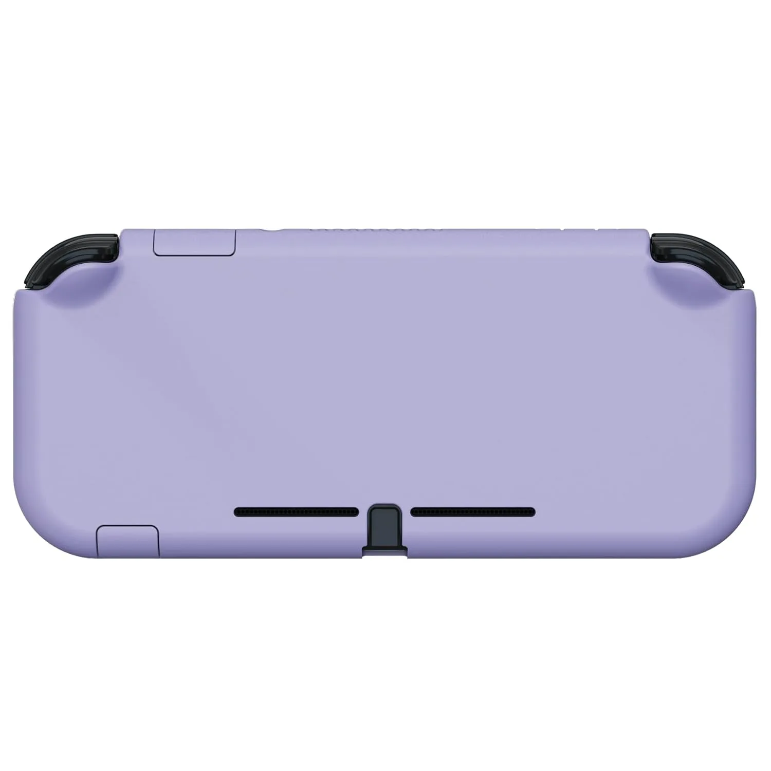 eXtremeRate PlayVital Light Violet Protective Grip Case for Nintendo Switch Lite, Hard Cover Protector for Nintendo Switch Lite - Screen Protector & Thumb Grips & Buttons Caps Stickers Included