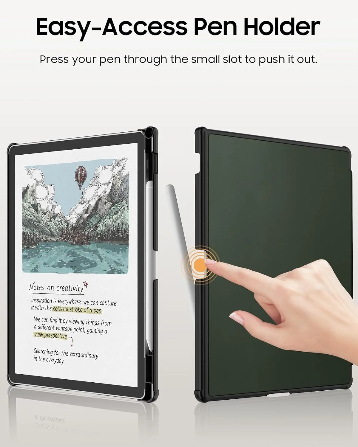 Fintie Slim Case for 11" Kindle Scribe 3rd Gen 2025 & Colorsoft,AlpineGreen