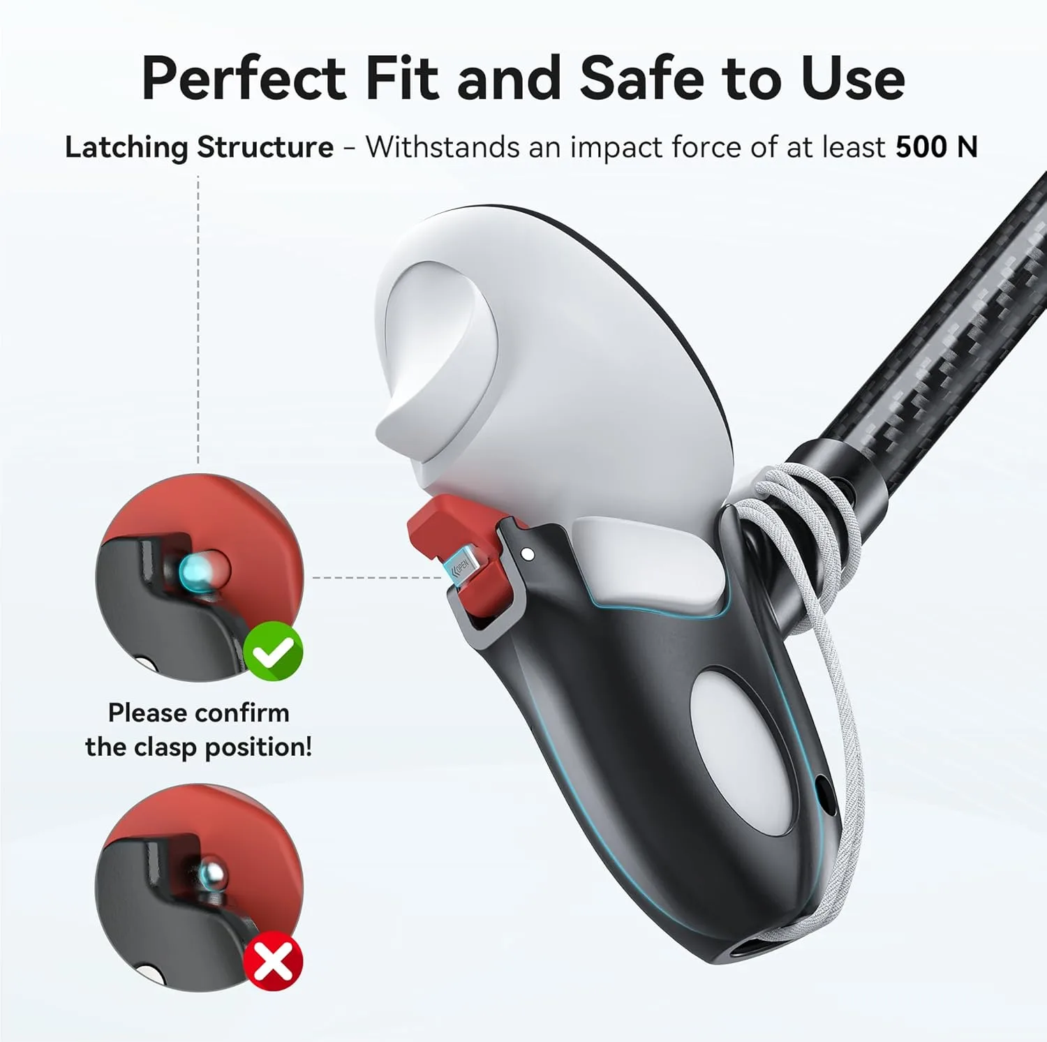 AMVR GA1 31.5 Inch VR Haptic Feedback Golf Club Attachment for Q3/Q3S
