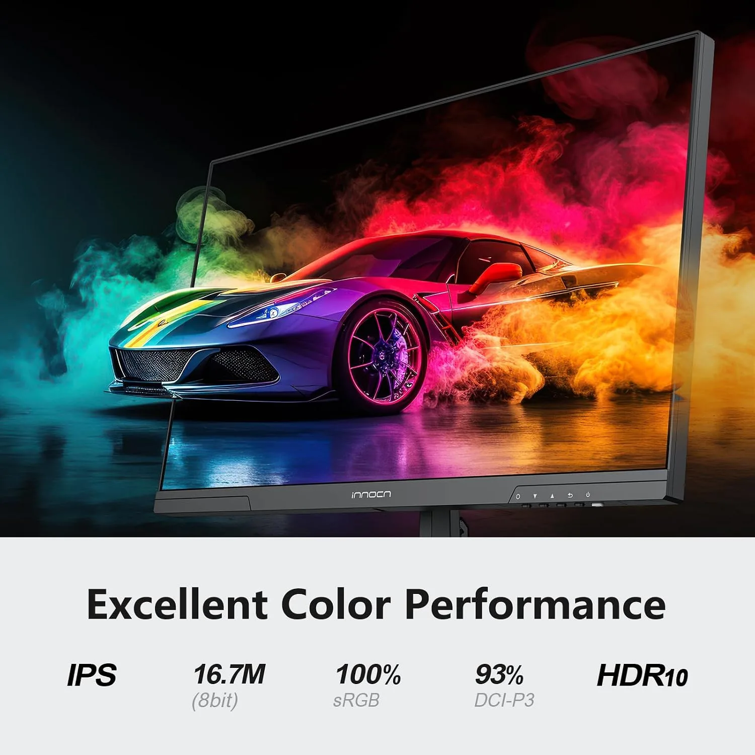 INNOCN 24.5" 1440P 240Hz Gaming Monitor Fast IPS HDMI 2.1, DP, Black, 25G2S