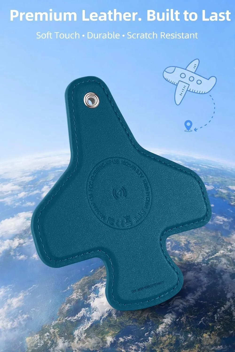 Luggage Tags for Suitcases, Works with Apple Find My