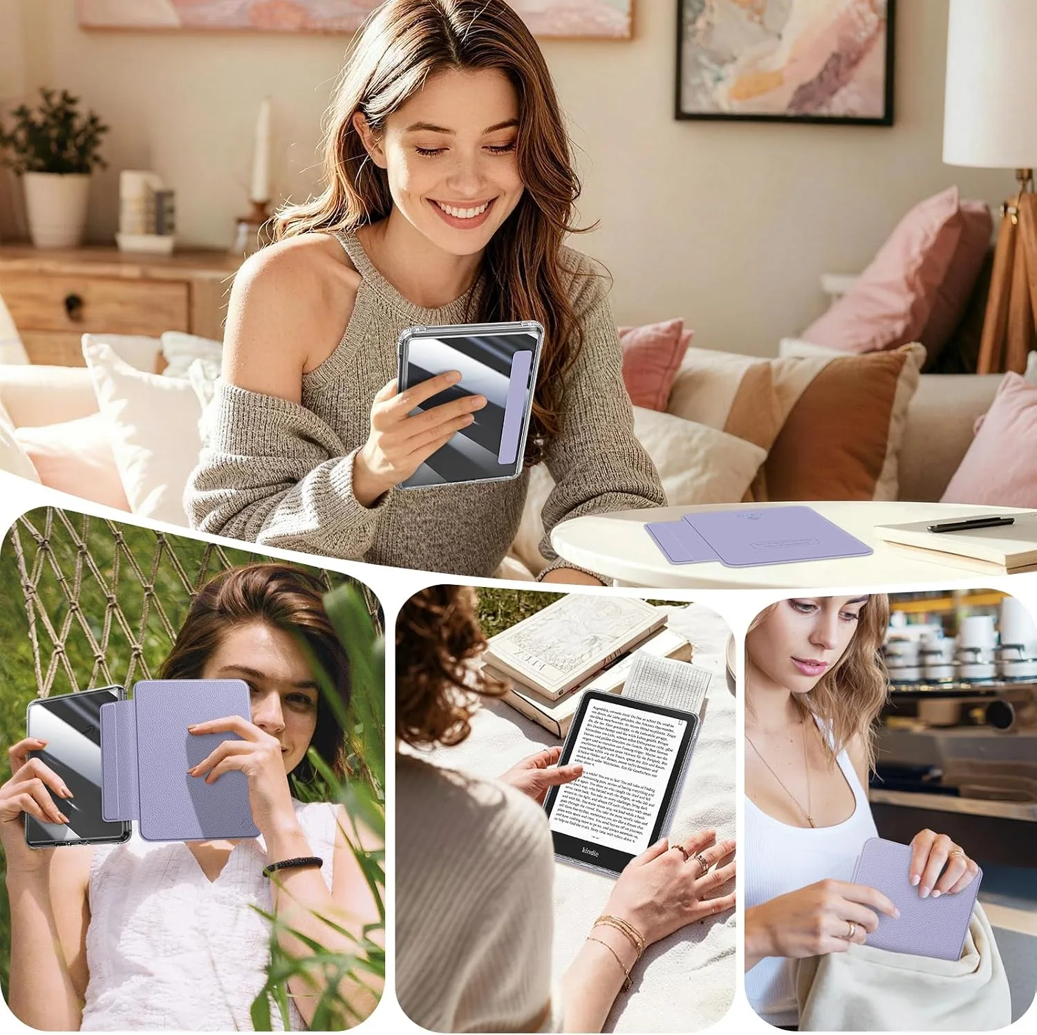 Fintie Detachable Case for Kindle Paperwhite 12th Gen 2024/Kindle Colorsoft
