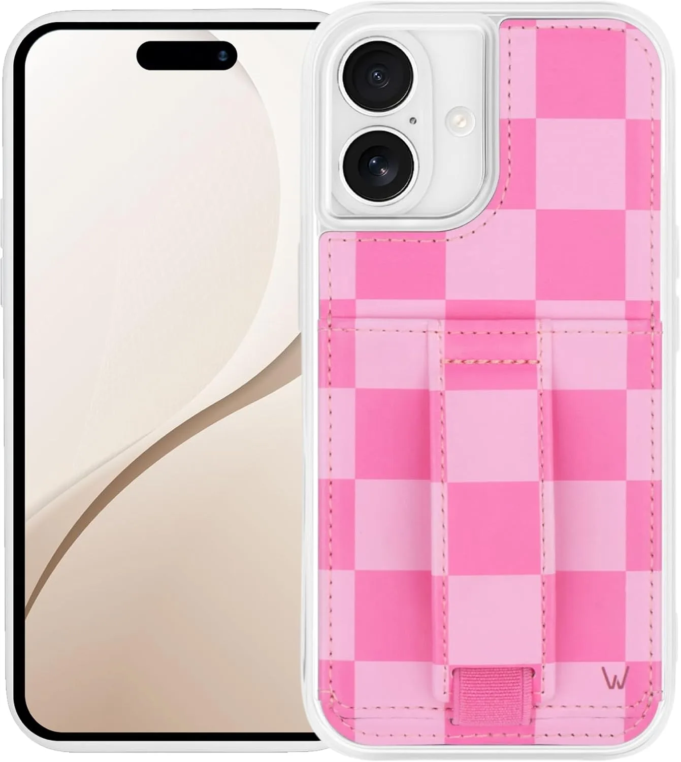 Walli Cases Wallet Phone Case for iPhone 16 Plus, Card Holder Kickstand