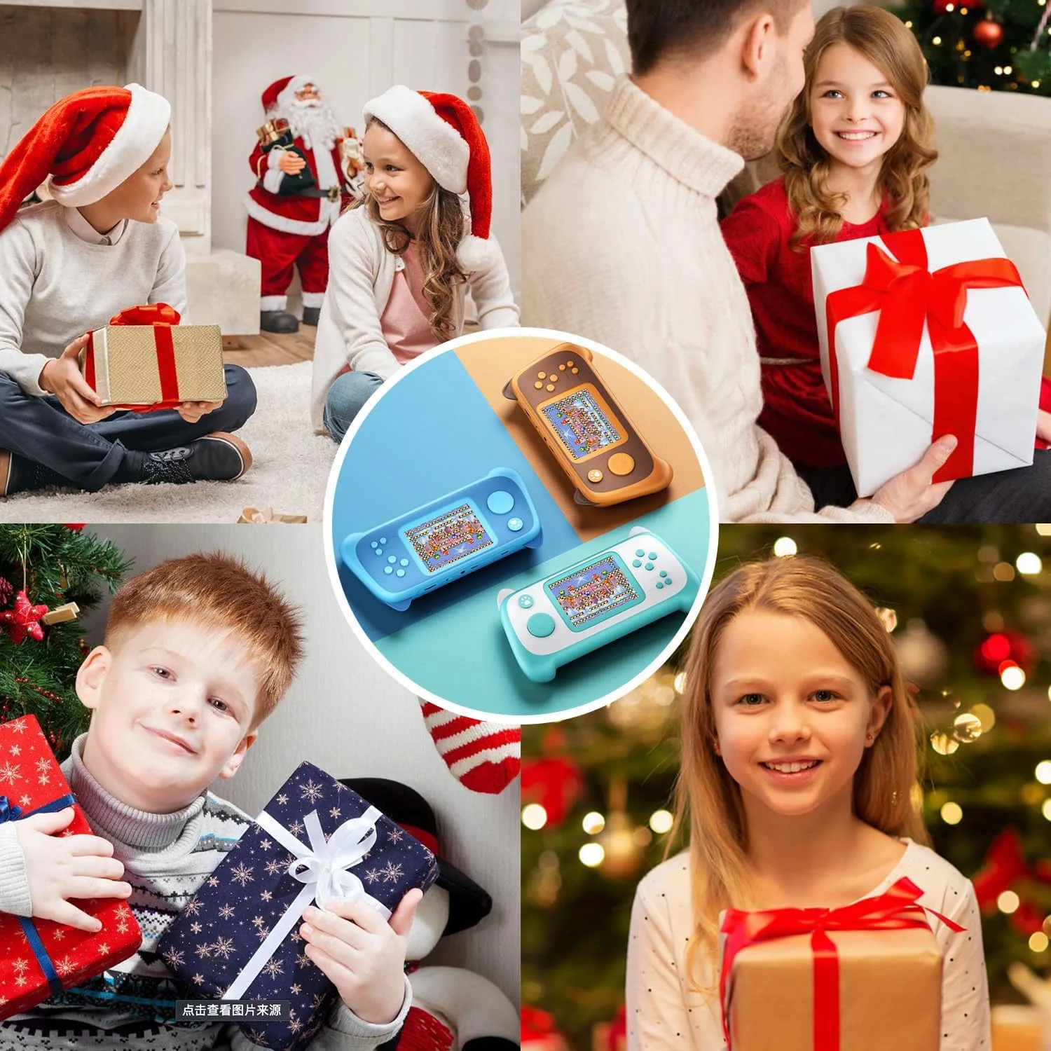 Handheld Retro Game Console Built-in 666 Games, Travel-Friendly Gaming Console with Long Battery Life, Plug and Play Video Game Console for Kids Adults, Birthday for Boy Girl