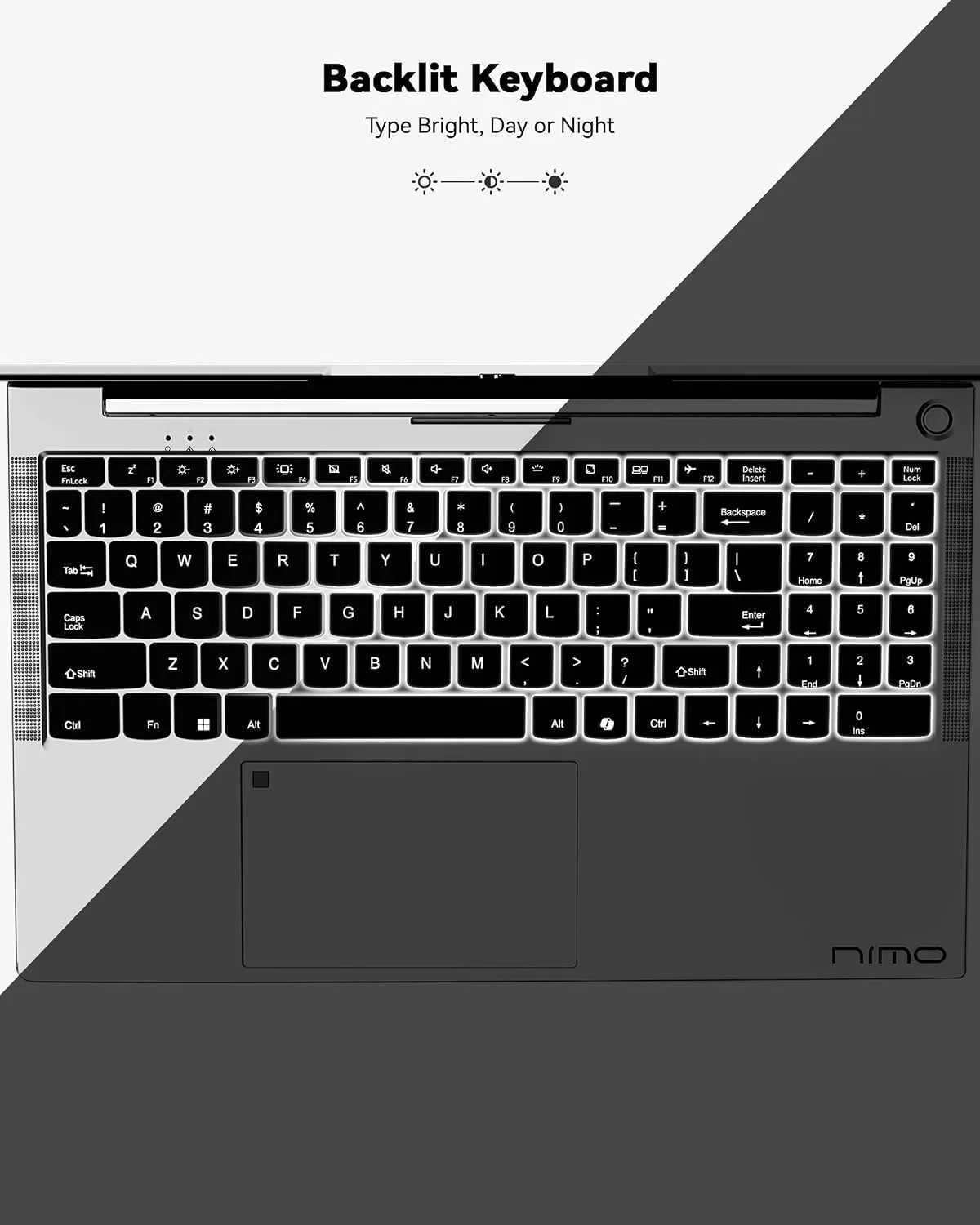NIMO 15.6'' IPS FHD Student Laptop, 16GB RAM 512GB SSD, AMD Ryzen 5