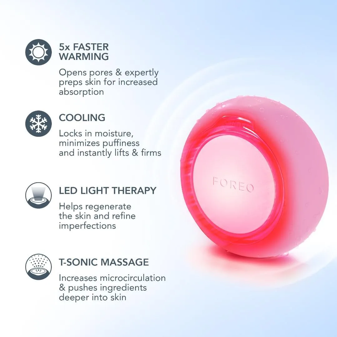 FOREO UFO 2 LED Face Mask - Full Spectrum, Warming & Cooling - Pearl Pink