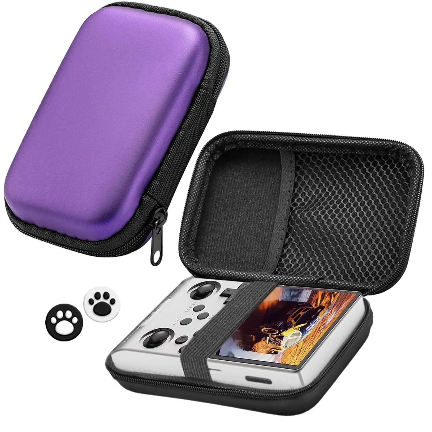 TEHAOUU Hard Storage Bag Compatible with R35S / R36S Bag Portable EVA Protective Case Gaming Console Cover Accessories