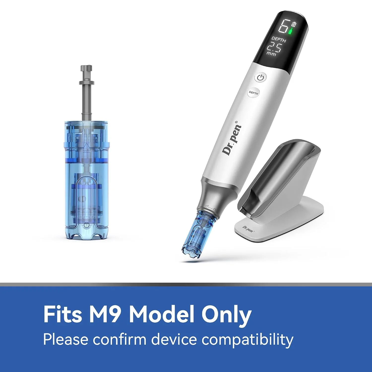 Microneedling Cartridges (10 Pcs 36 Pin) for Pen Microneedle Machine M9, for cosmetic skin use only