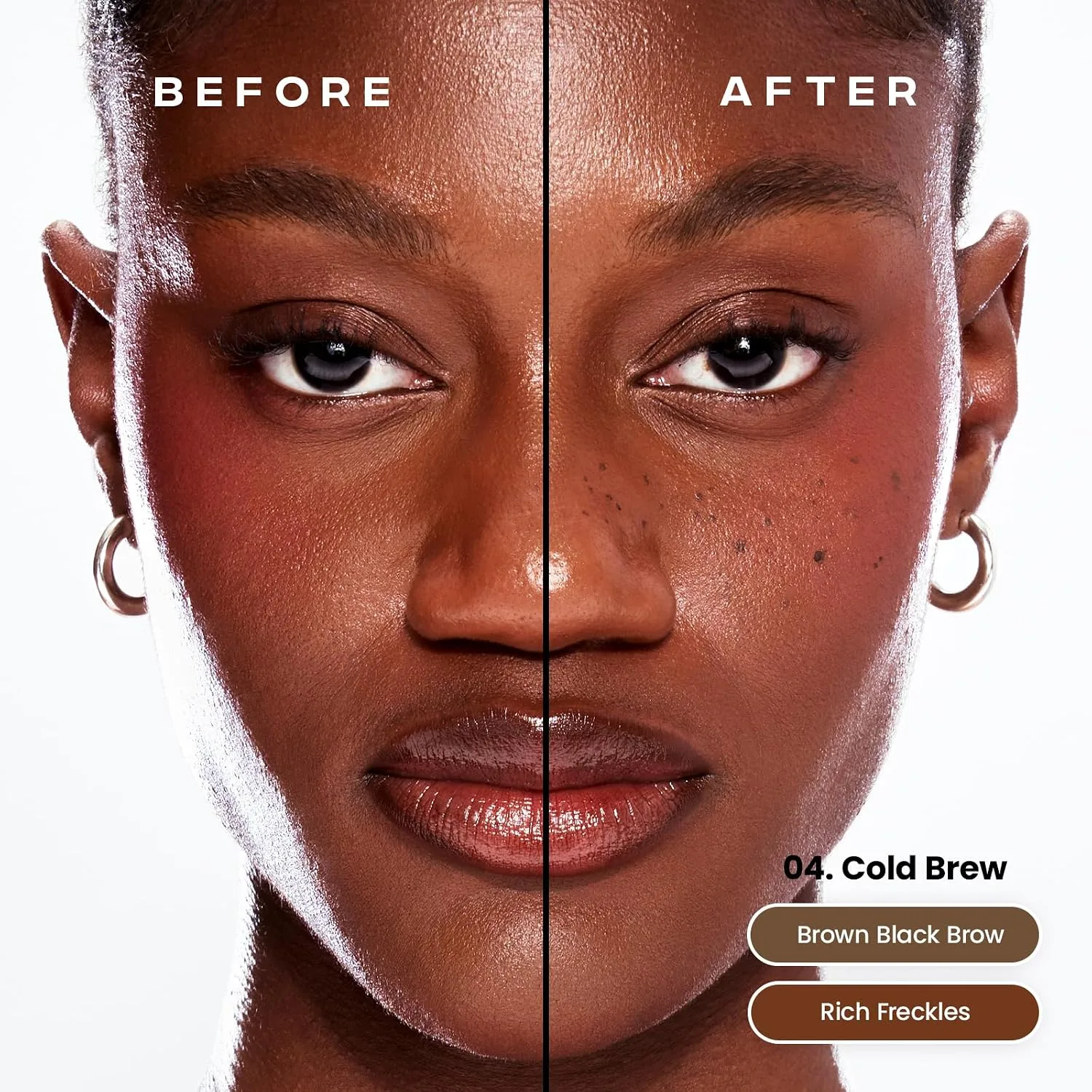 Sacheu Brow & Freckle STAY-N, 2-in-1 Brow Gel & Freckle Pen, Cold Brew