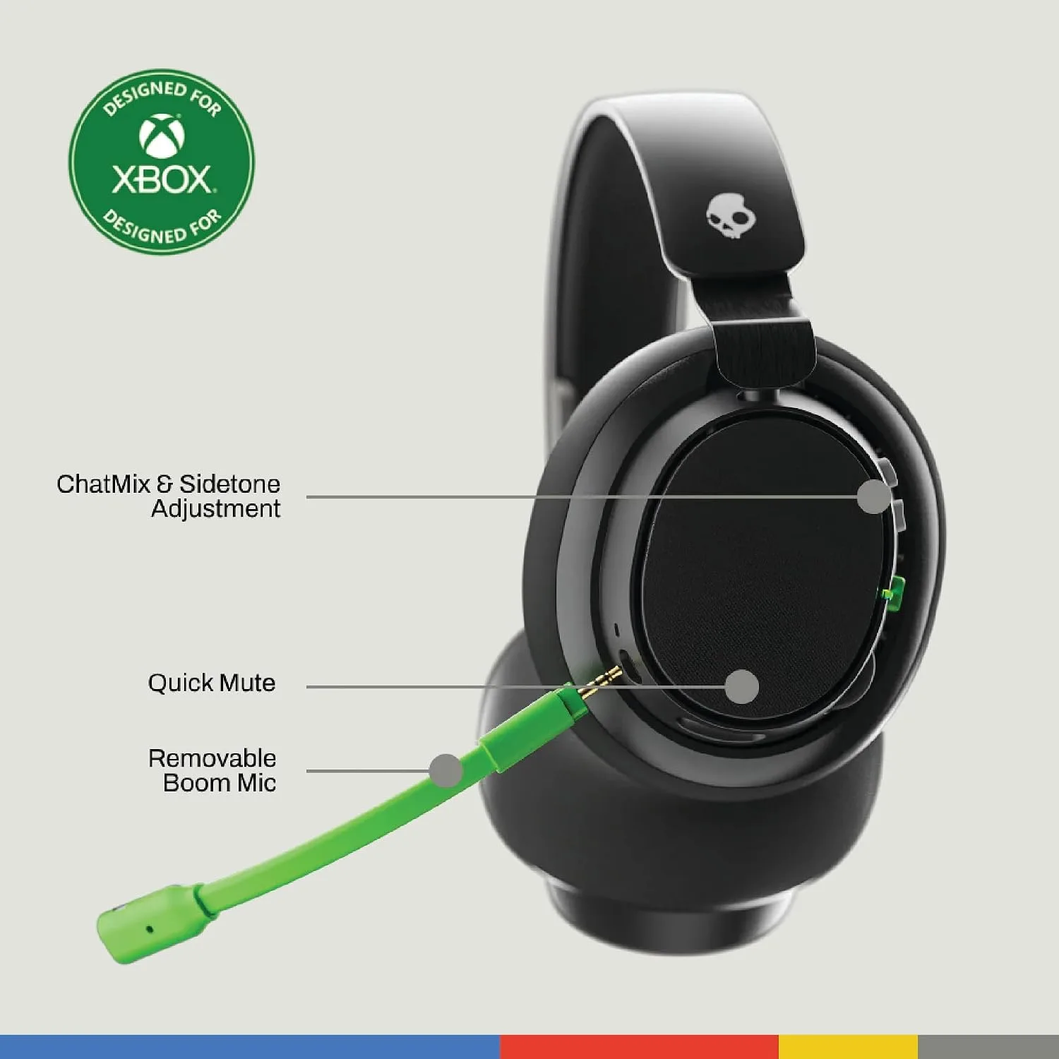 Skullcandy SLYR Pro Wireless Multi-Platform Gaming Headset - Black/Green