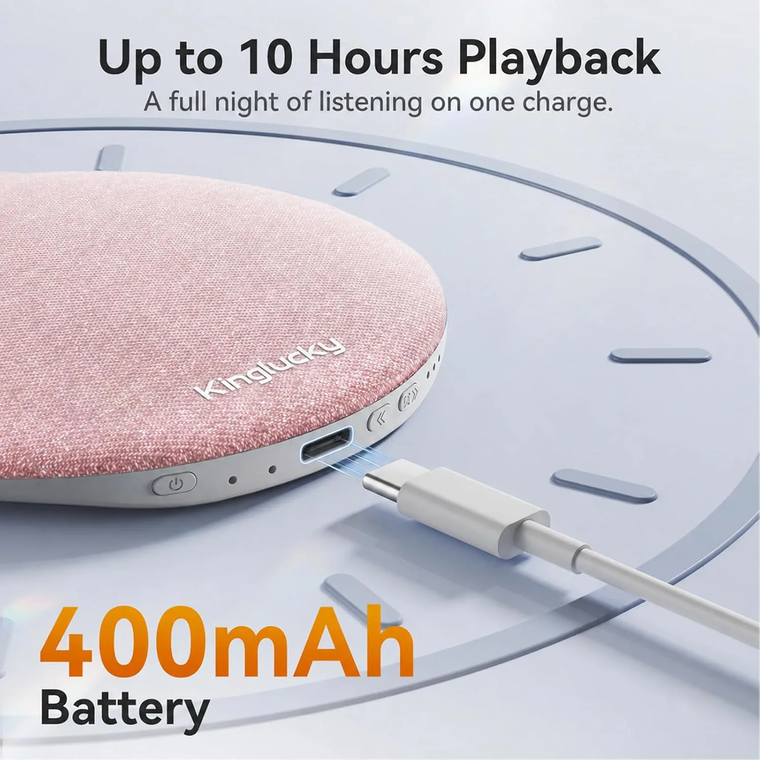 Kinglucky Upgraded X50 Pillow Speaker, Privacy Listening for Side Sleeper