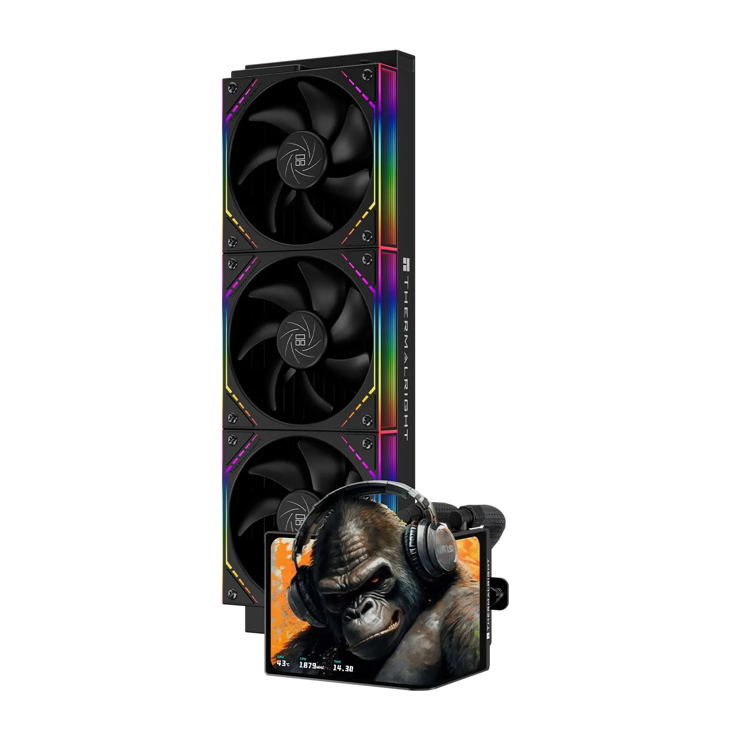 Enfriador Líquido para CPU Thermalright Levita Vision 360 ARGB Black 2400x1080