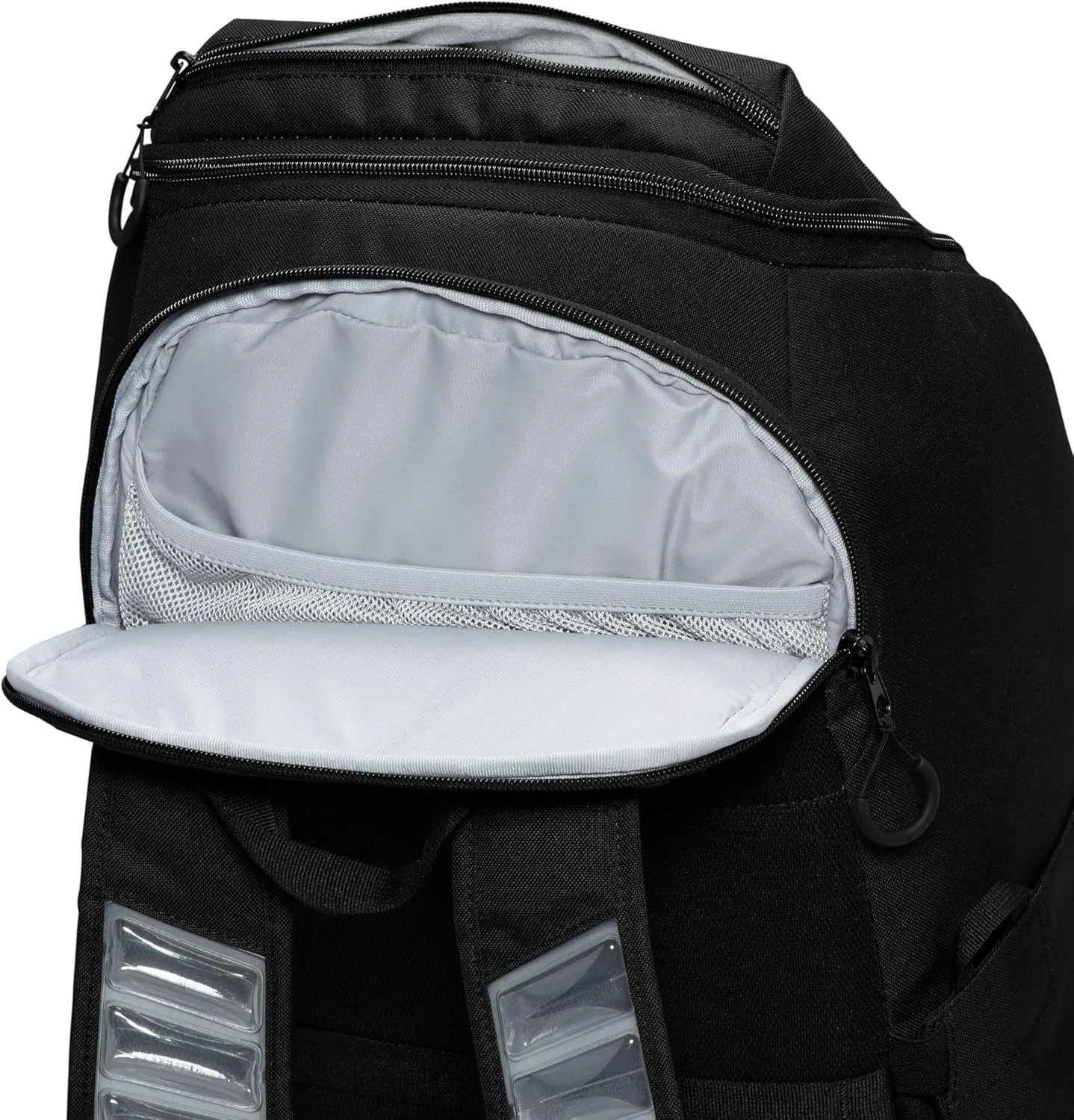 Nike Varsity Elite Backpack (32L), Black/Black/Metallic Silver, MISC