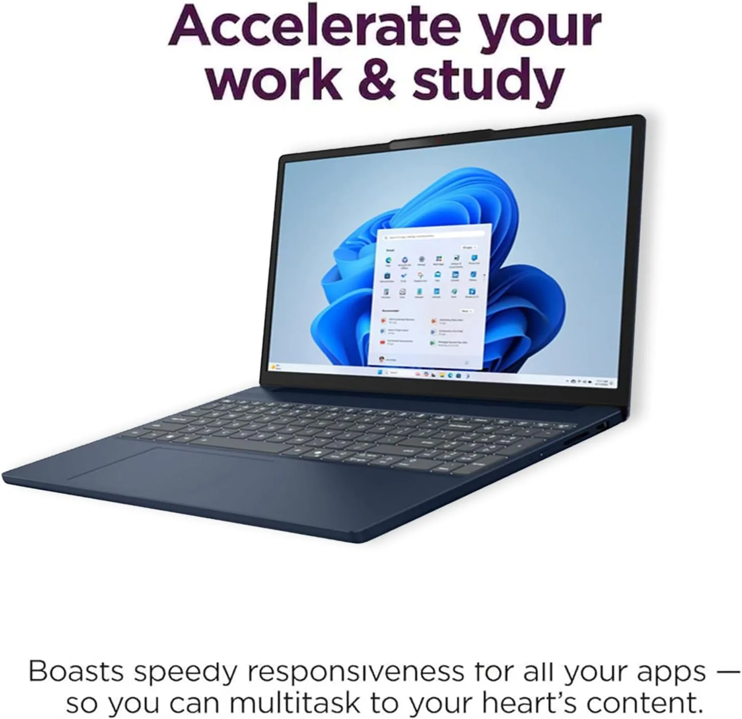 Lenovo IdeaPad Slim 3 15.3" WUXGA Touchscreen Business Laptop | Intel Core 5 210H CPU (8 Cores, Up to 4.8Ghz) | 40GB DDR5 RAM, 2TB SSD | Backlit KB | Web Microsoft 365 | WiFi 6, 1080P Web Cam
