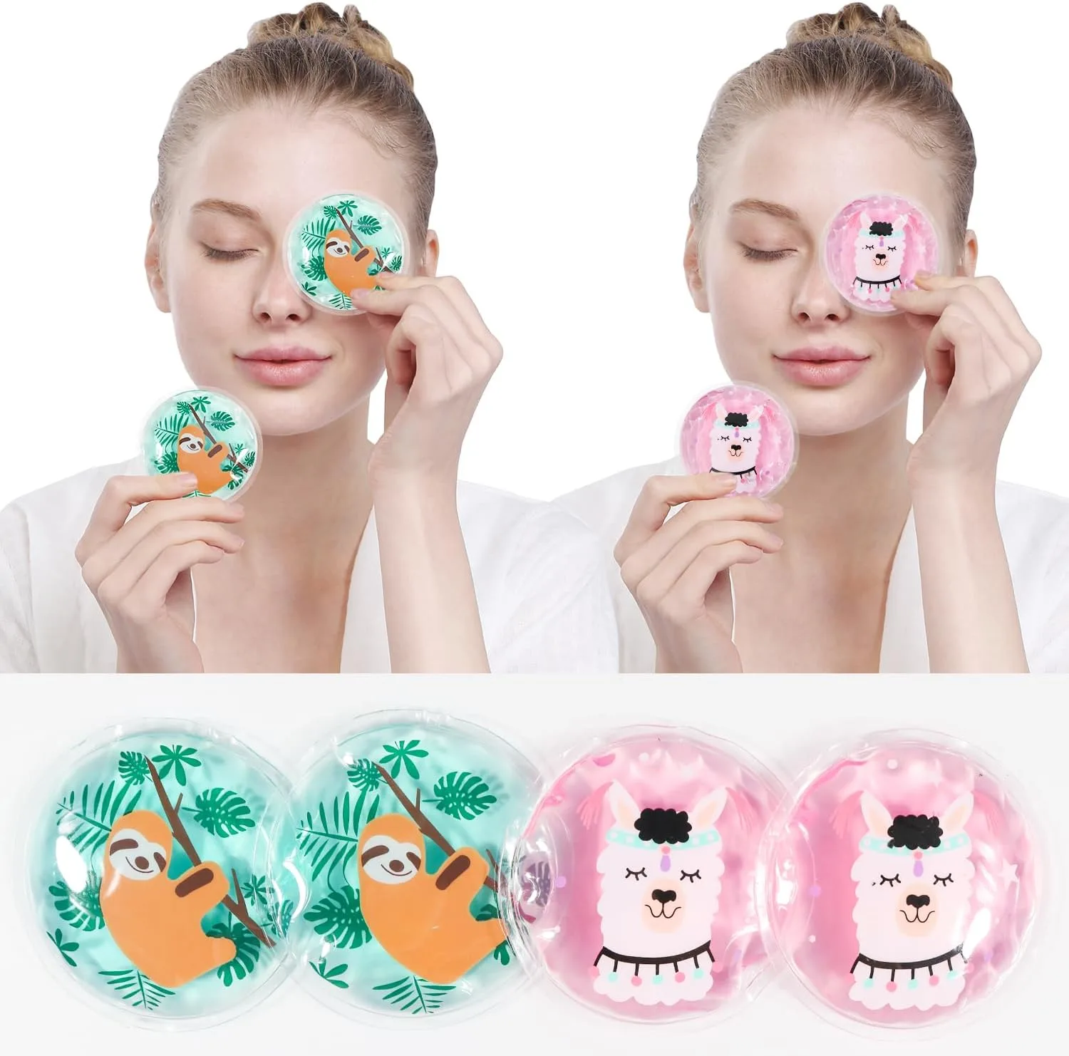 Hot and Cold Eye Pads, Reusable Eye Patches