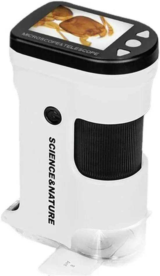 Microscopio Digital Dioche 1080P HD con Pantalla LCD y Luz LED